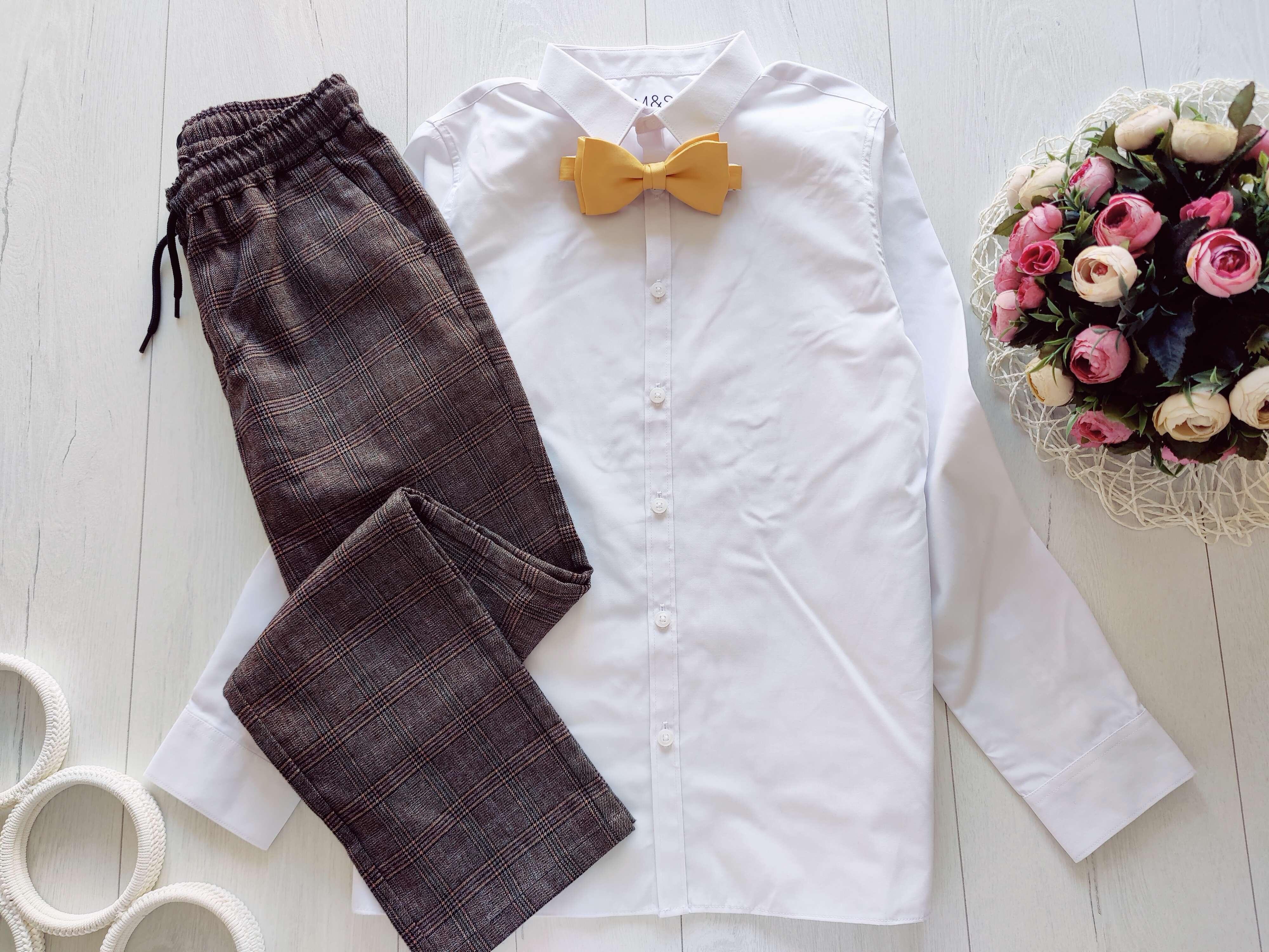 12,13 років, зріст 152,158 Нова біла сорочка і штани