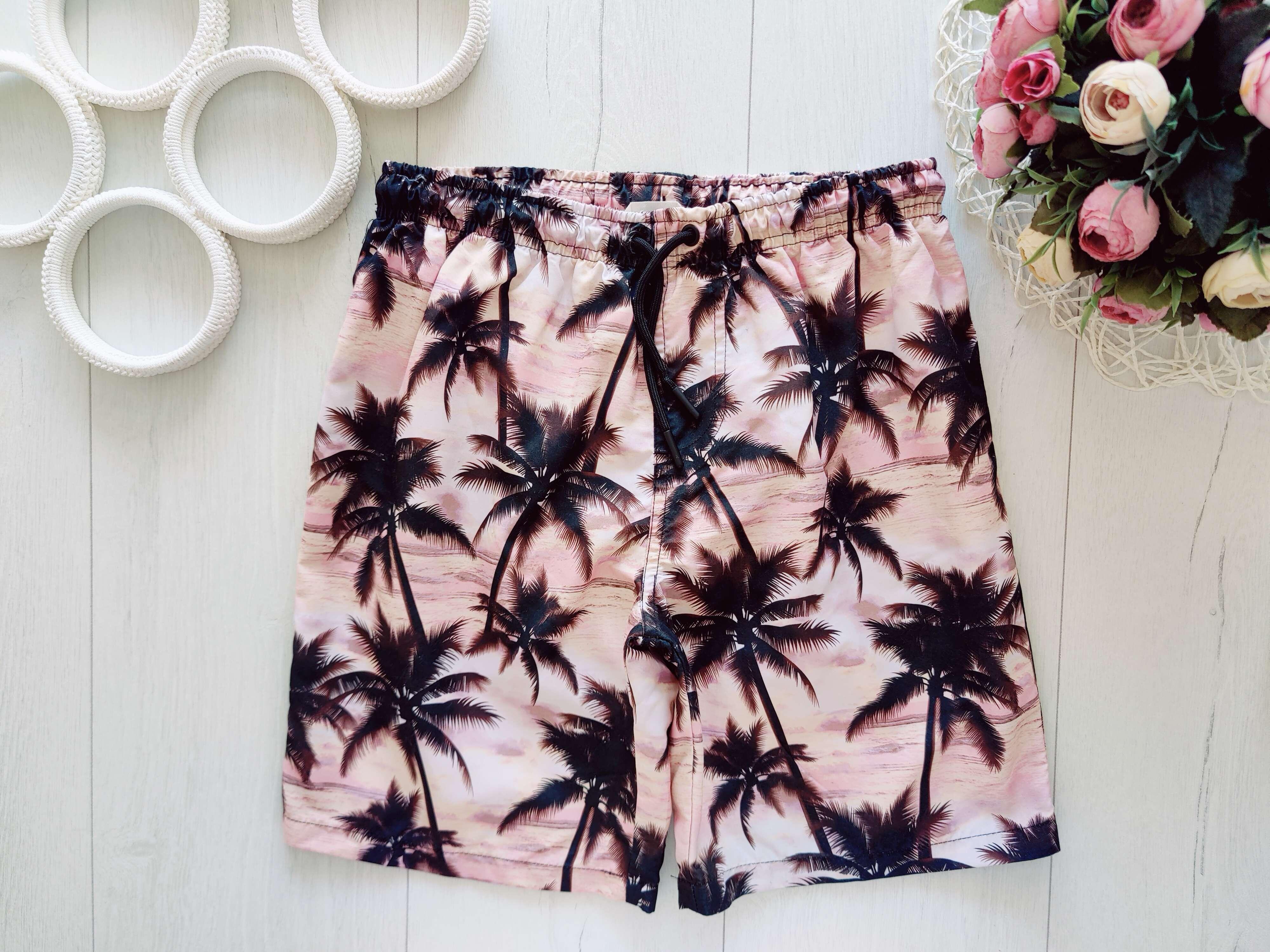 11,12 років, зріст 152 Шорти в пальмах