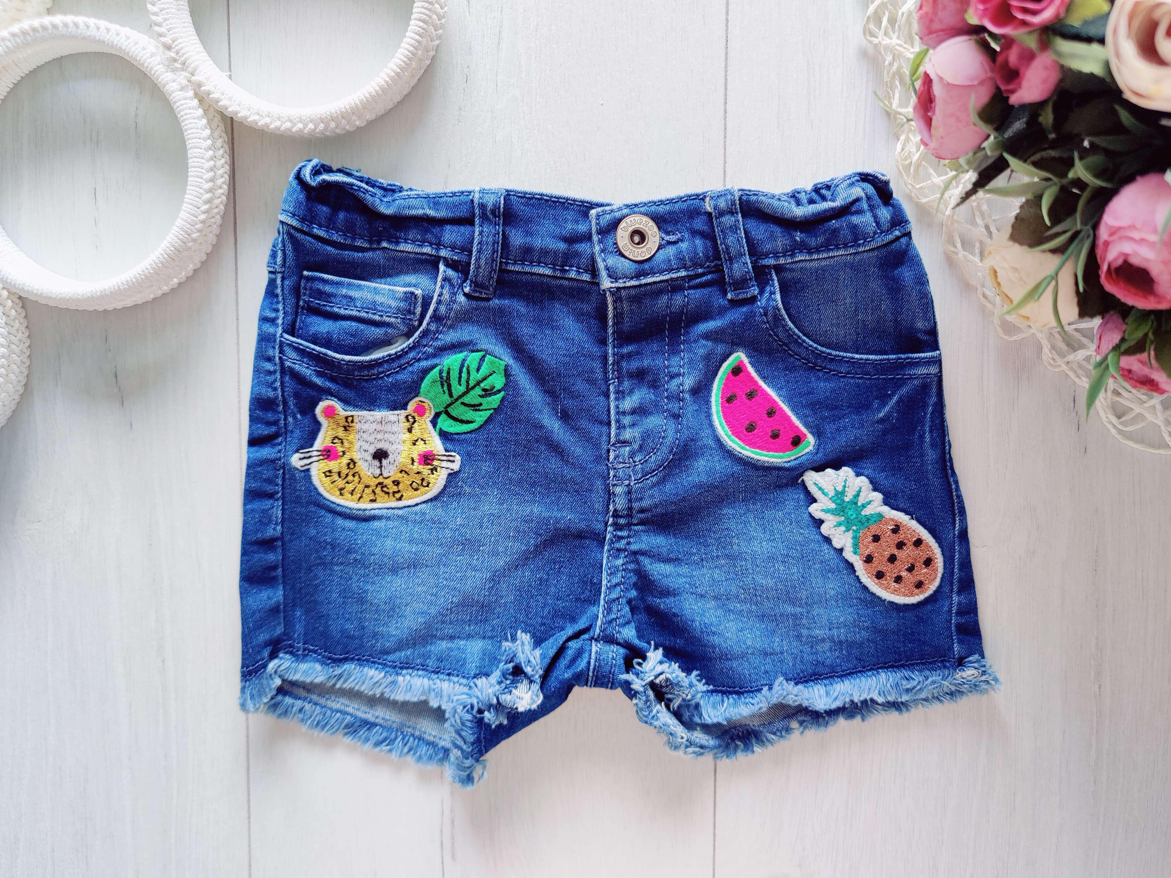 2,3 роки, зріст 98 Стретчеві джинсові шорти