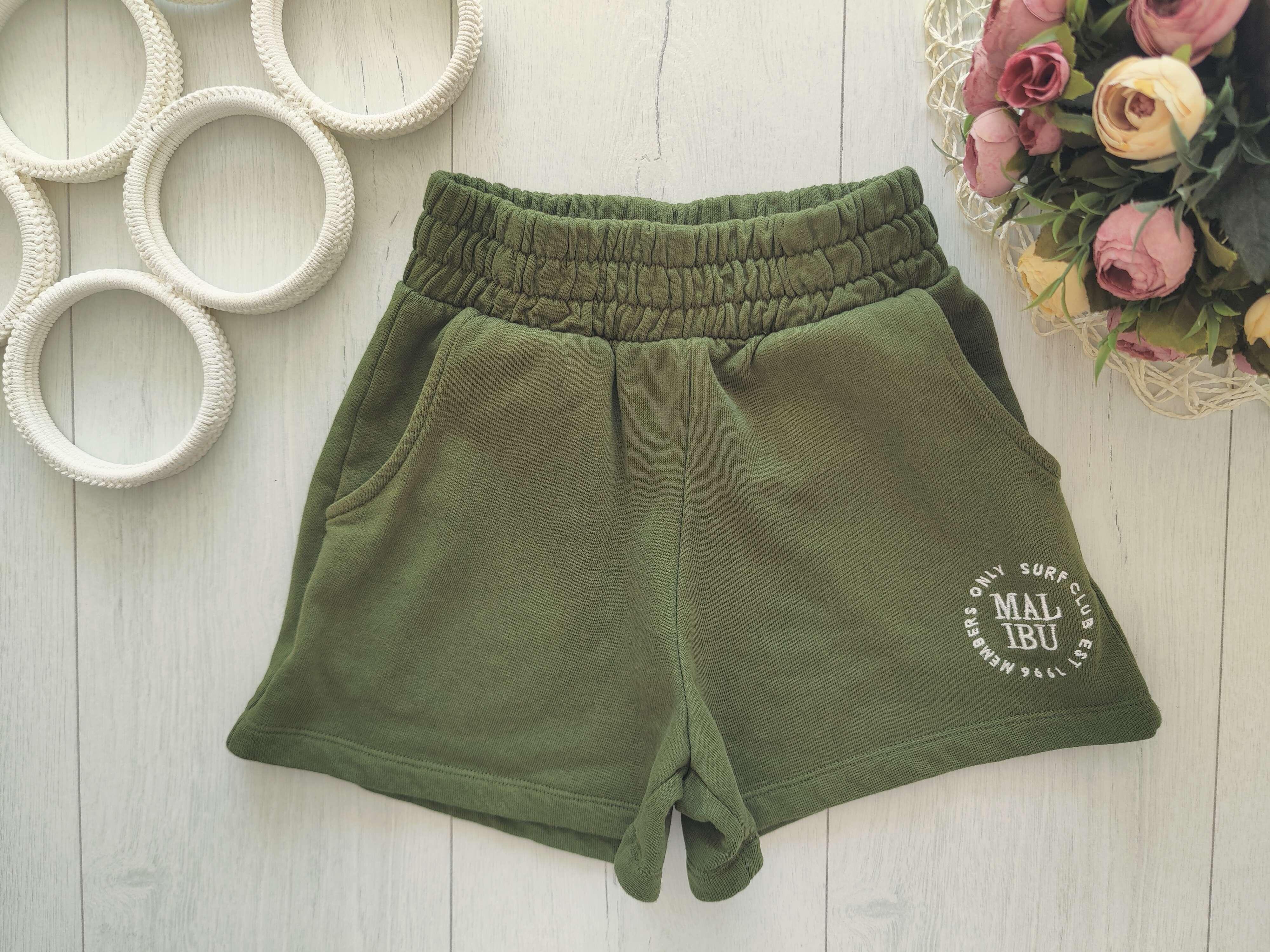 11,12 років, зріст 146 Щільні шорти хакі