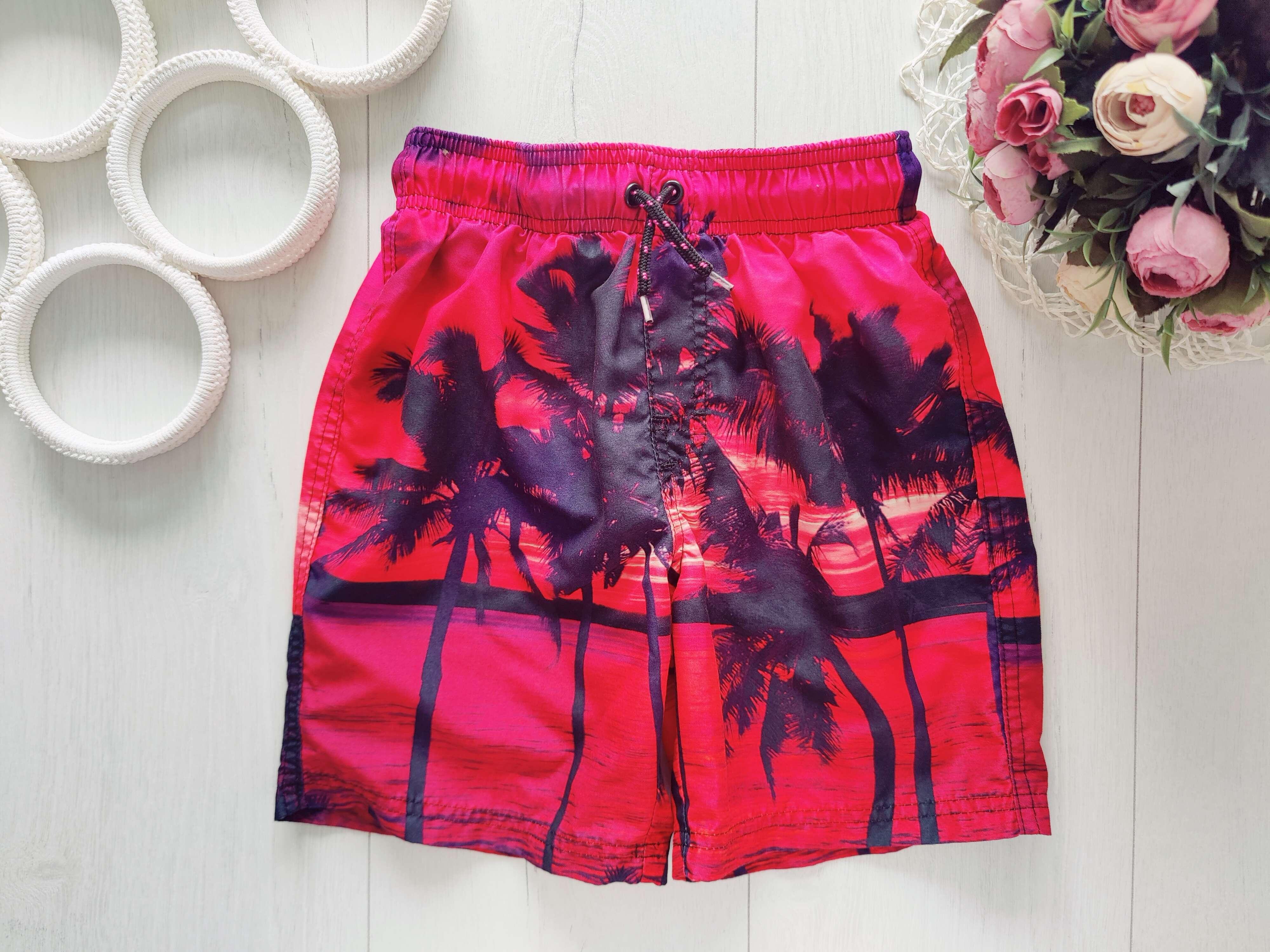 7,8 років, зріст 128 Шорти в пальмах