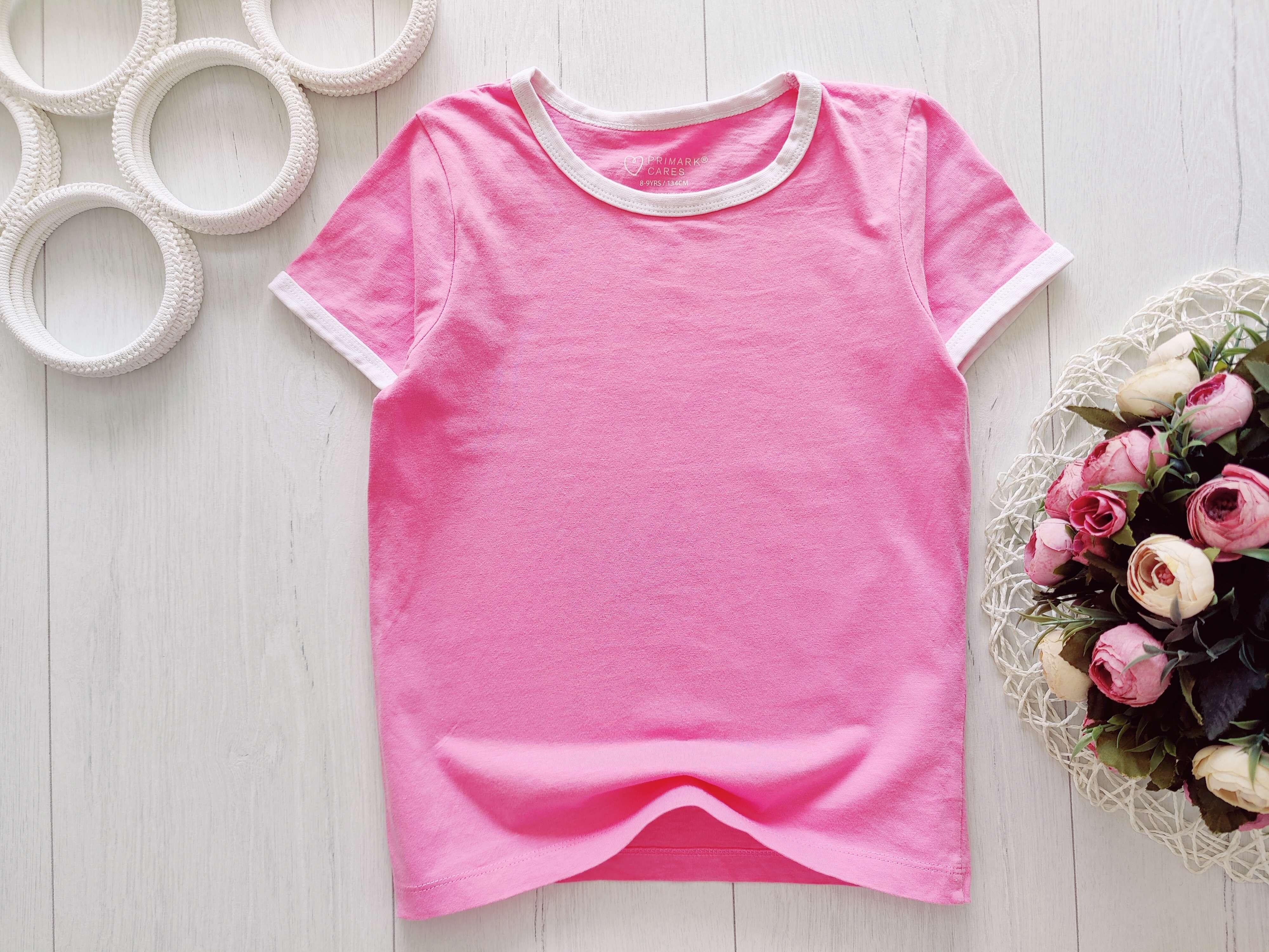 8,9 років, зріст 134 Рожева футболка