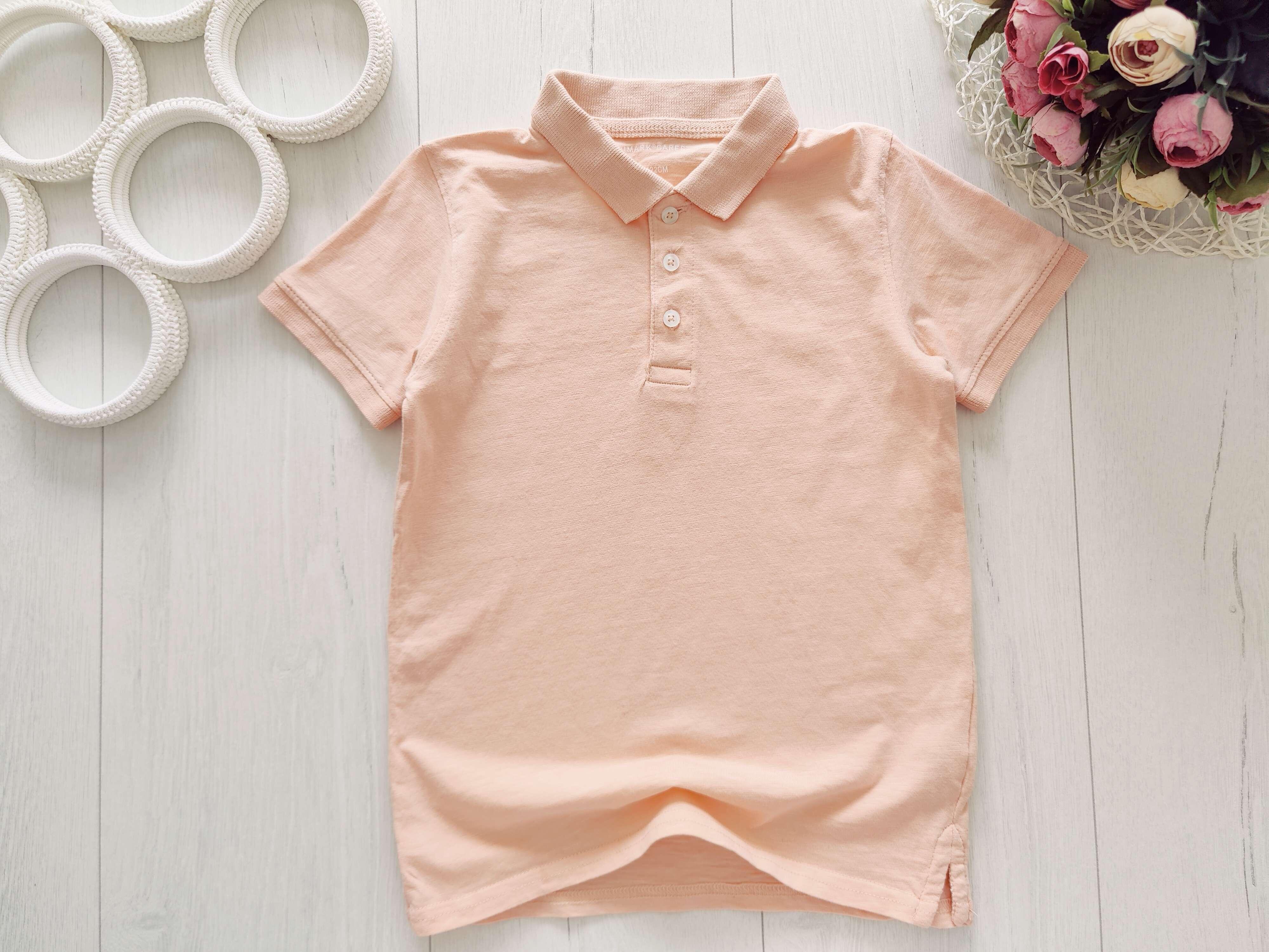 6,7 років, зріст 122 Персикове поло