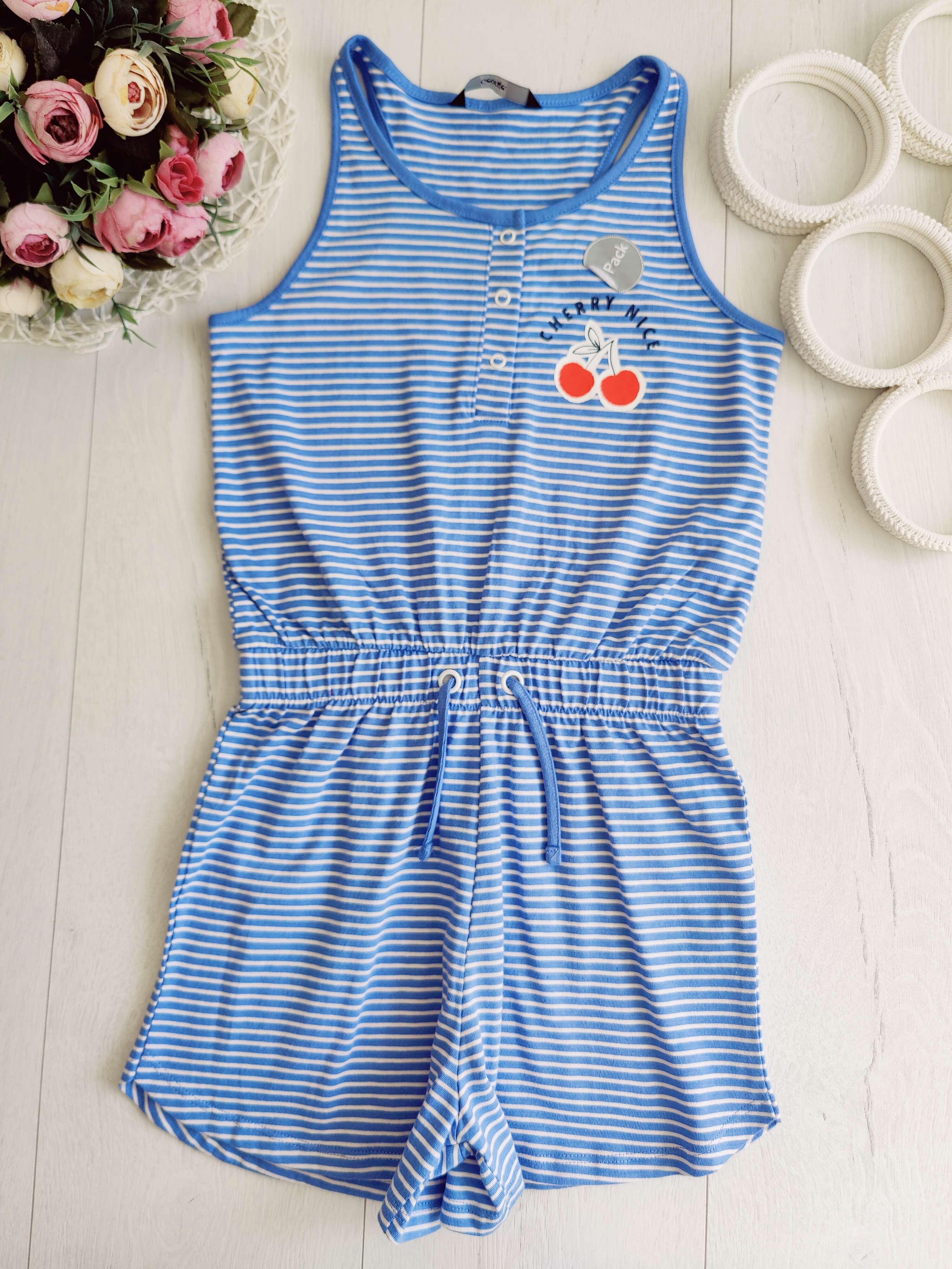 9,10 років, зріст 134,140 Новий ромпер на літо