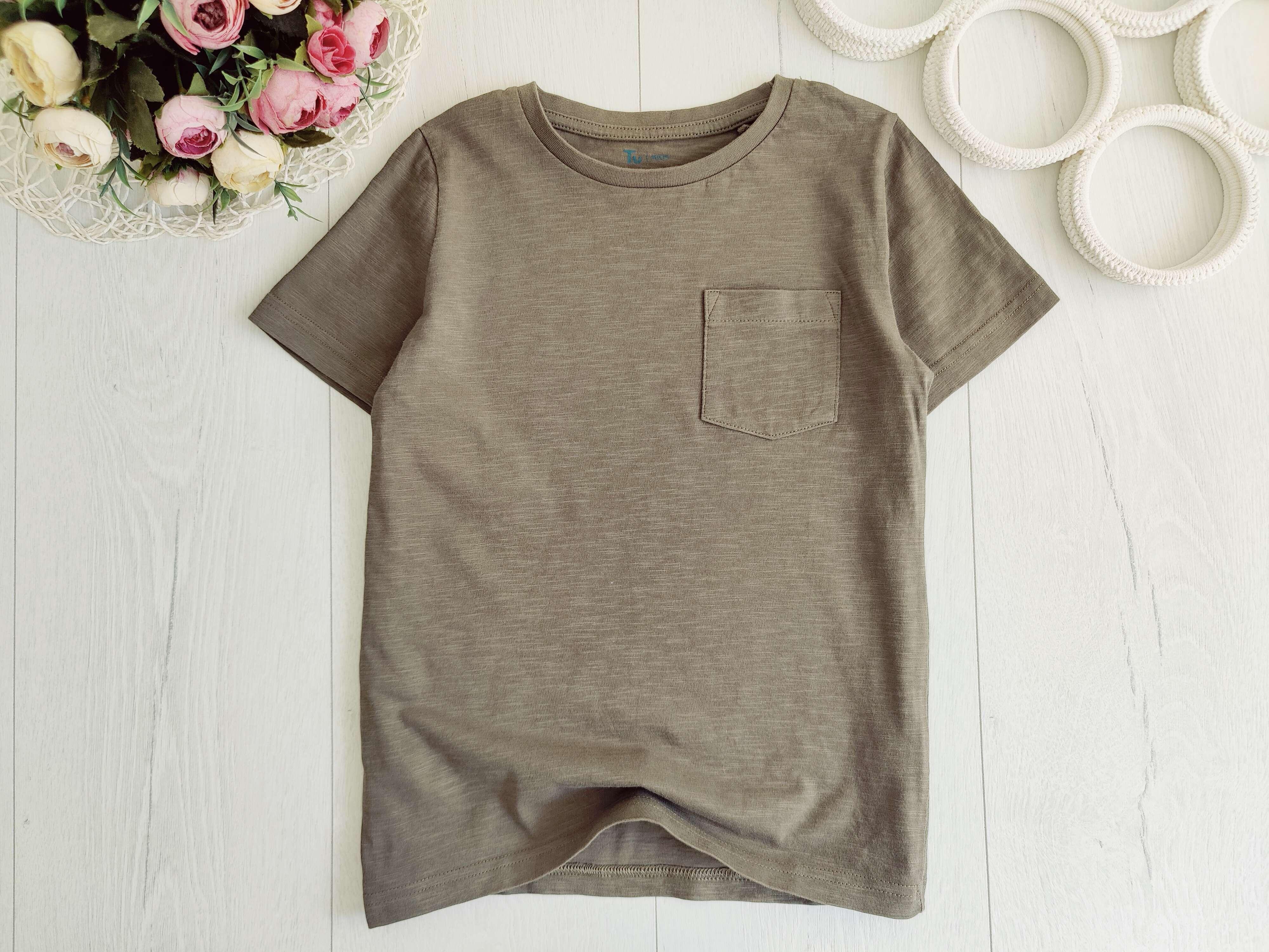 7 років, зріст 122 Футболка хакі