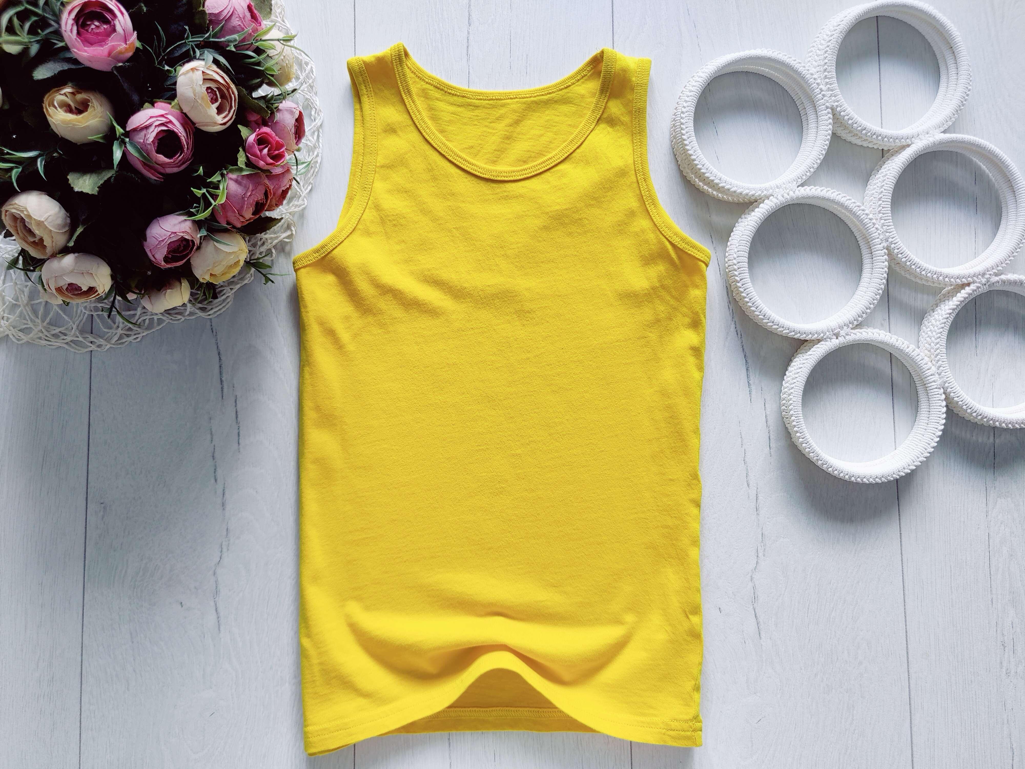 9,10 років, зріст 134,140 Жовта майка