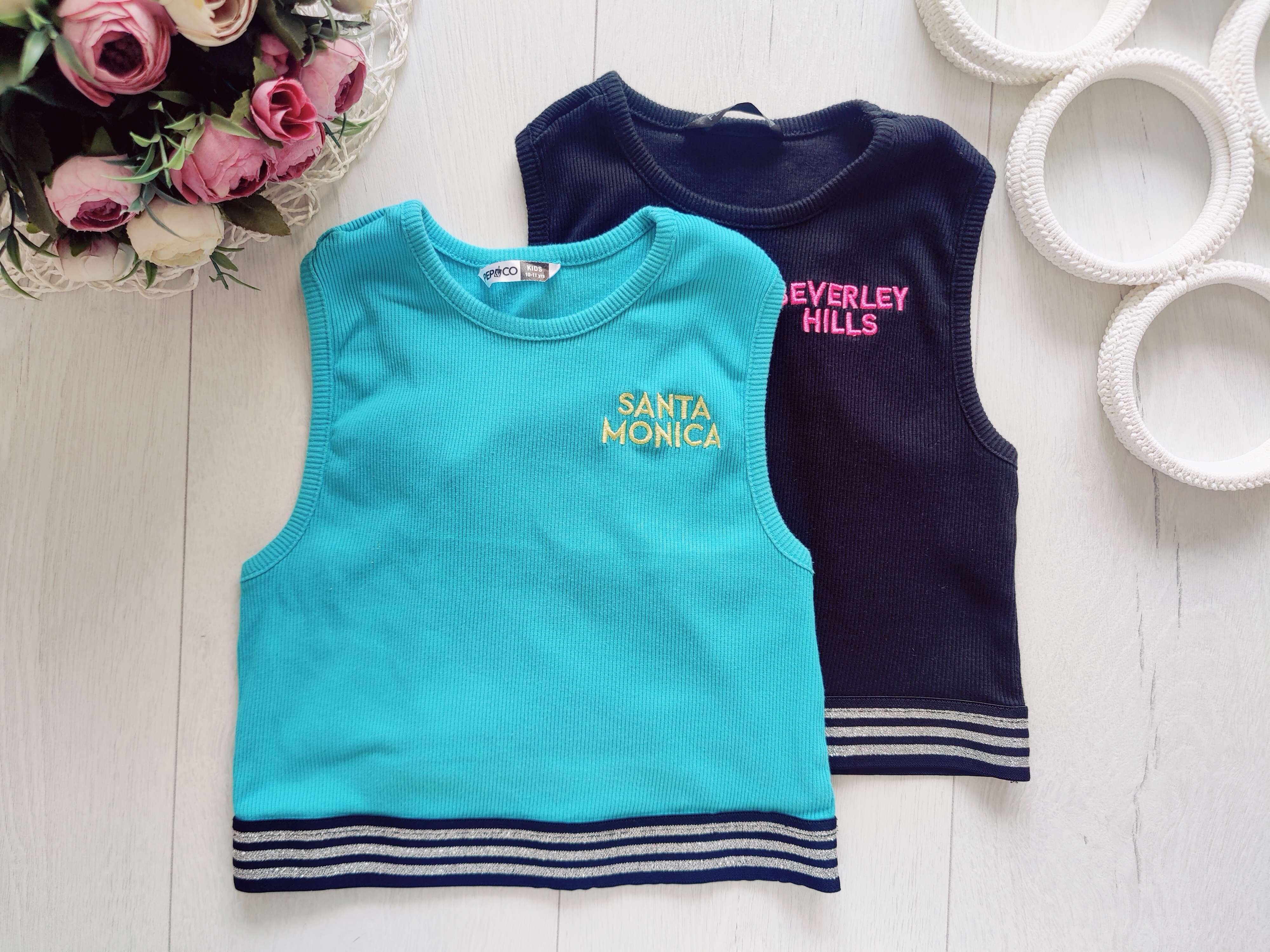 10,11 років, зріст 140,146 Набір топів у рубчик