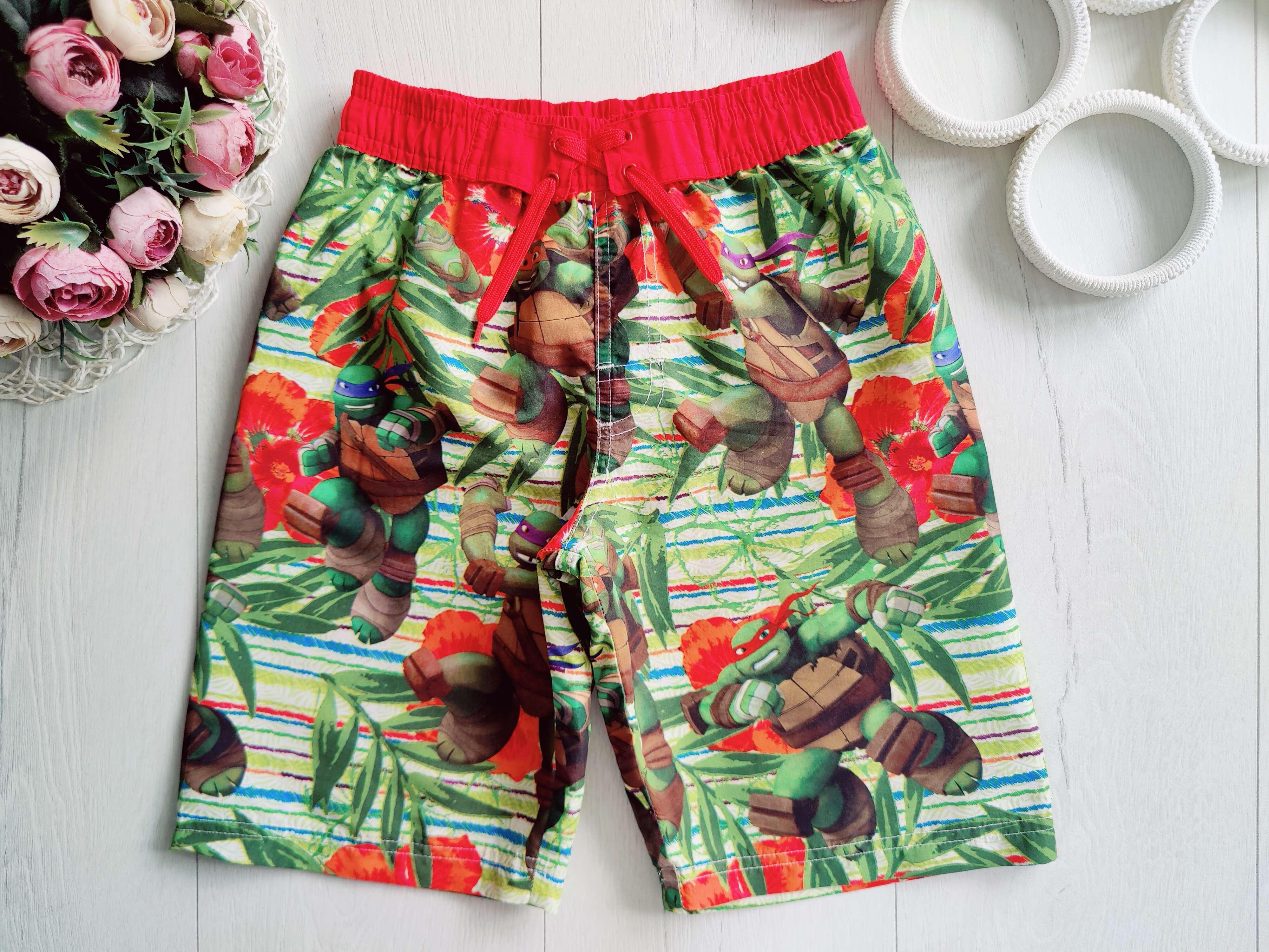 8,9 років, зріст 134 Шорти в черепашках ніндзя