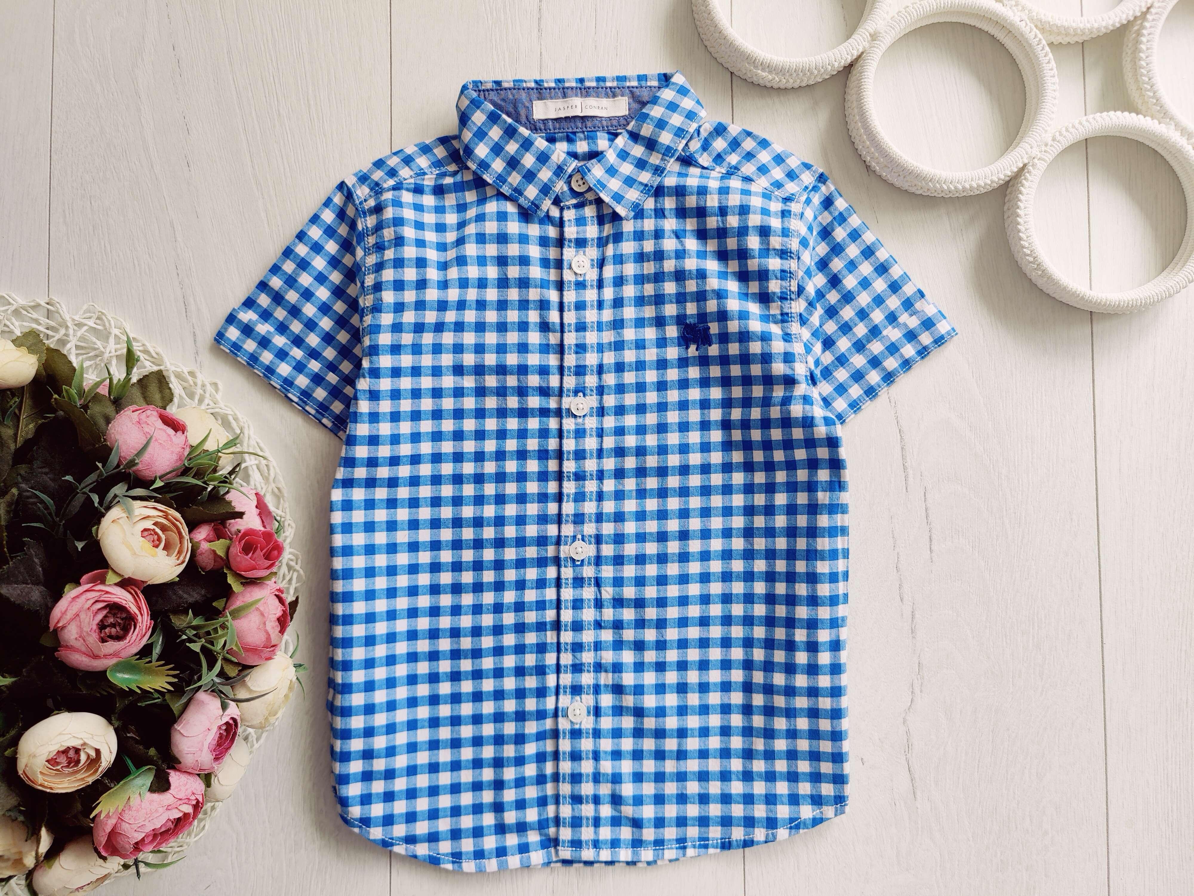 2,3 роки, зріст 92,98 Красива сорочка в клітинку дитяча