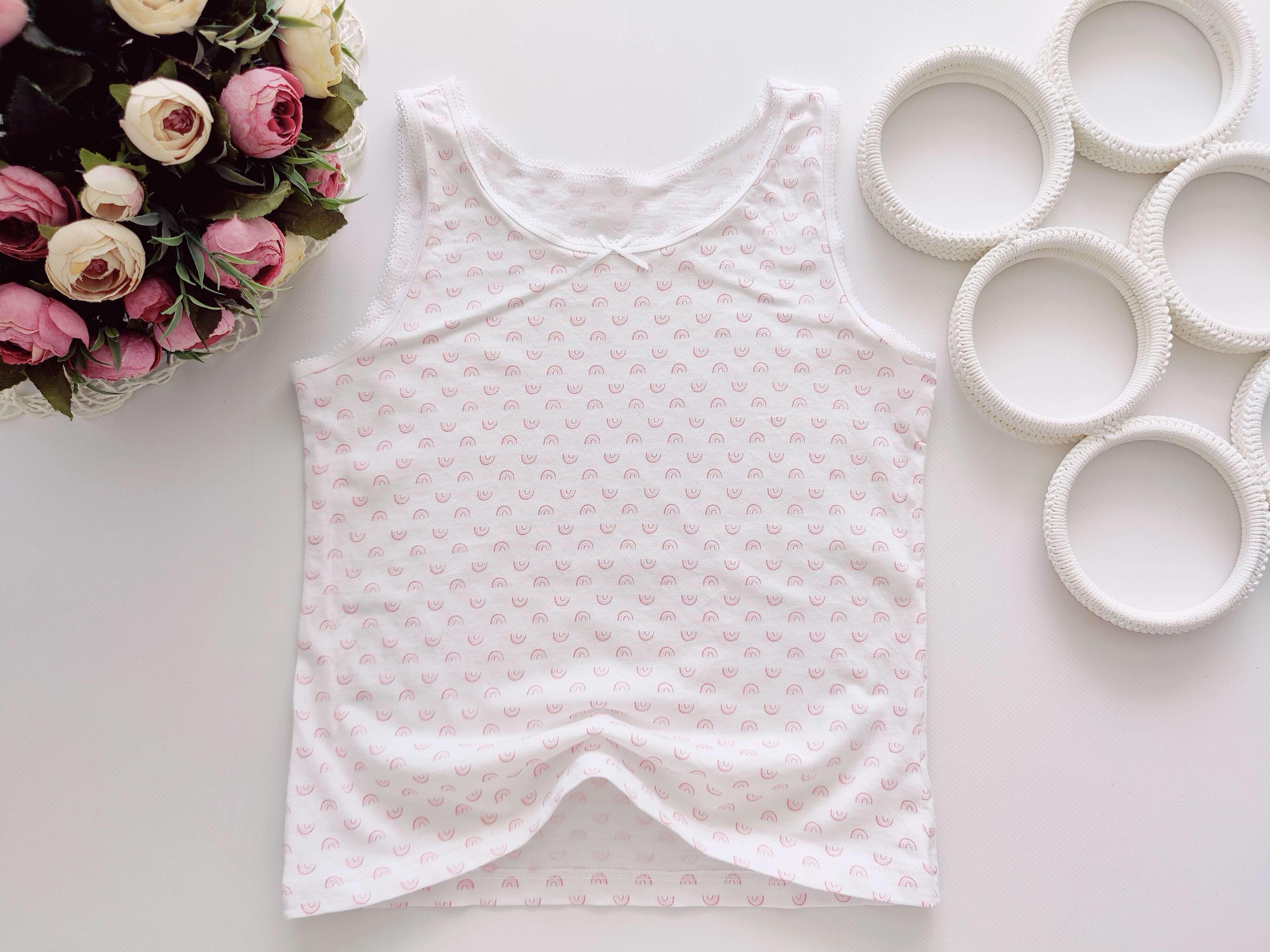 8,9 лет, рост 128,134 Новая майка