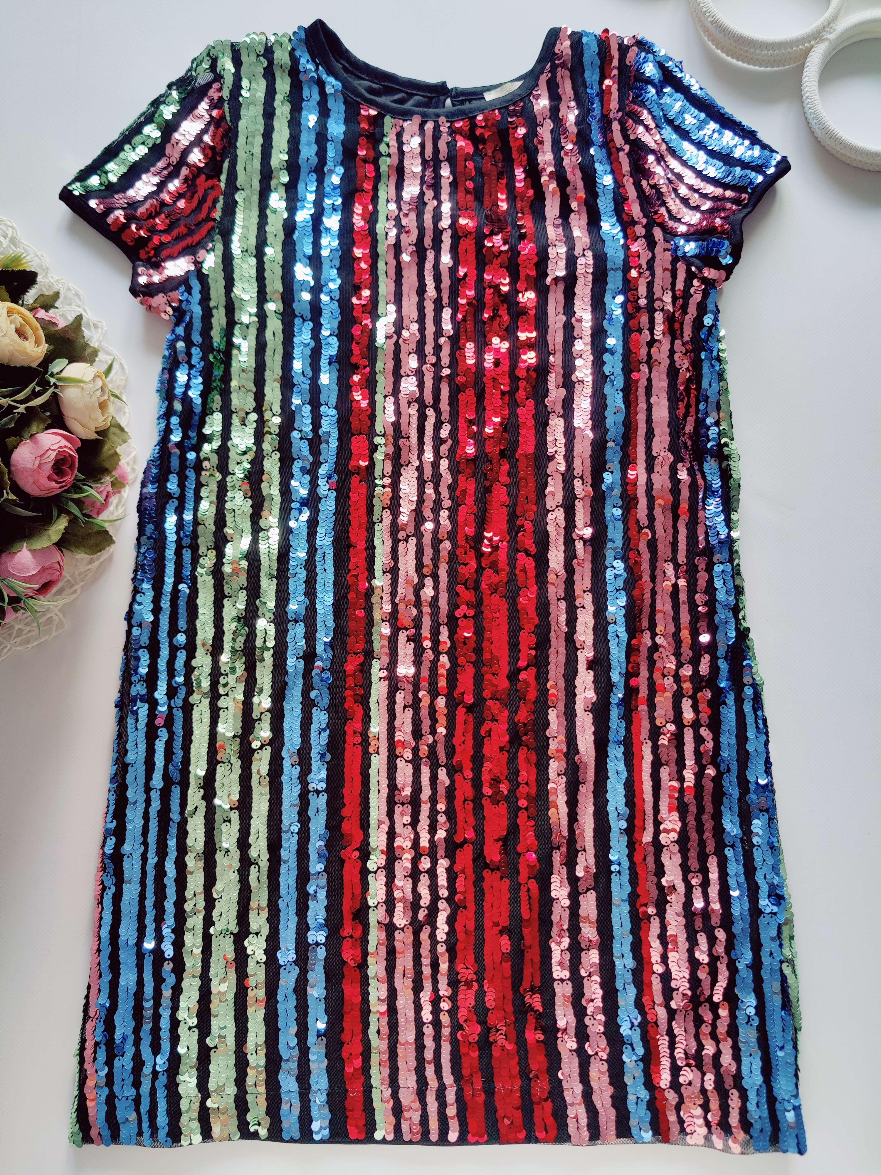 9,10 років, зріст 140 Красиве ошатне блискуче дитяче плаття