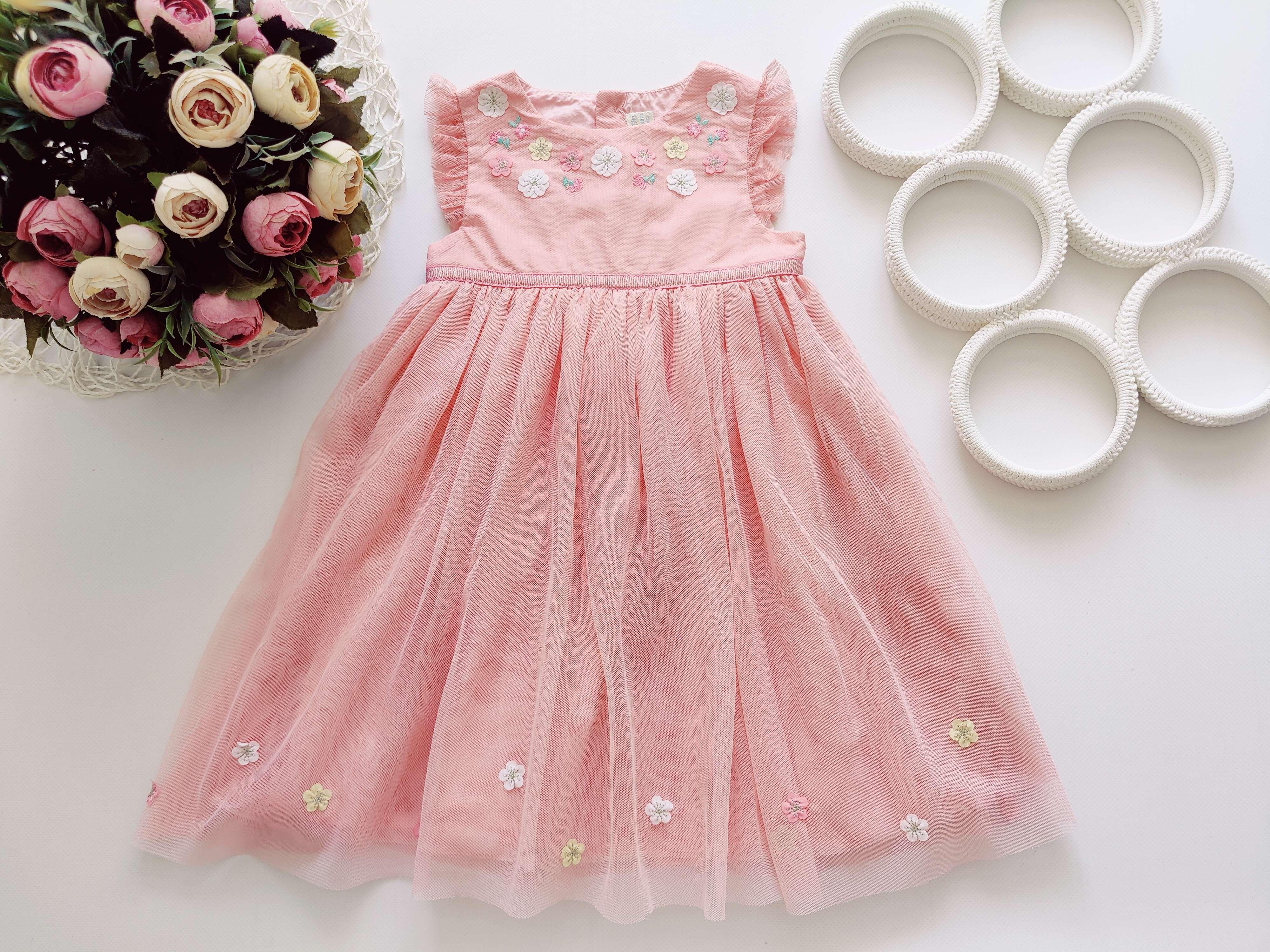 6,12 міс, Красиве ошатне дитяче плаття