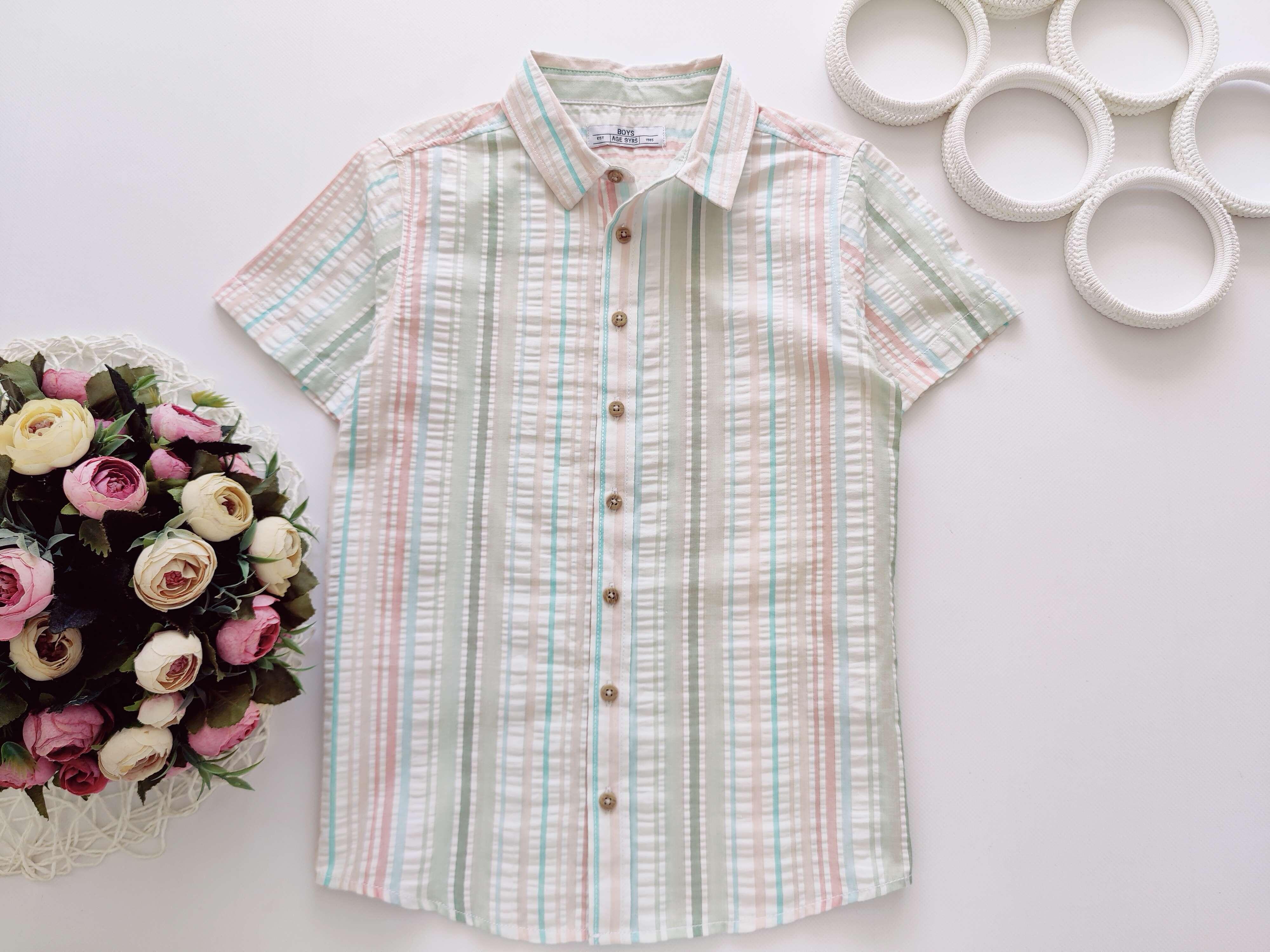 9 років, зріст 134 Нова красива літня дитяча сорочка