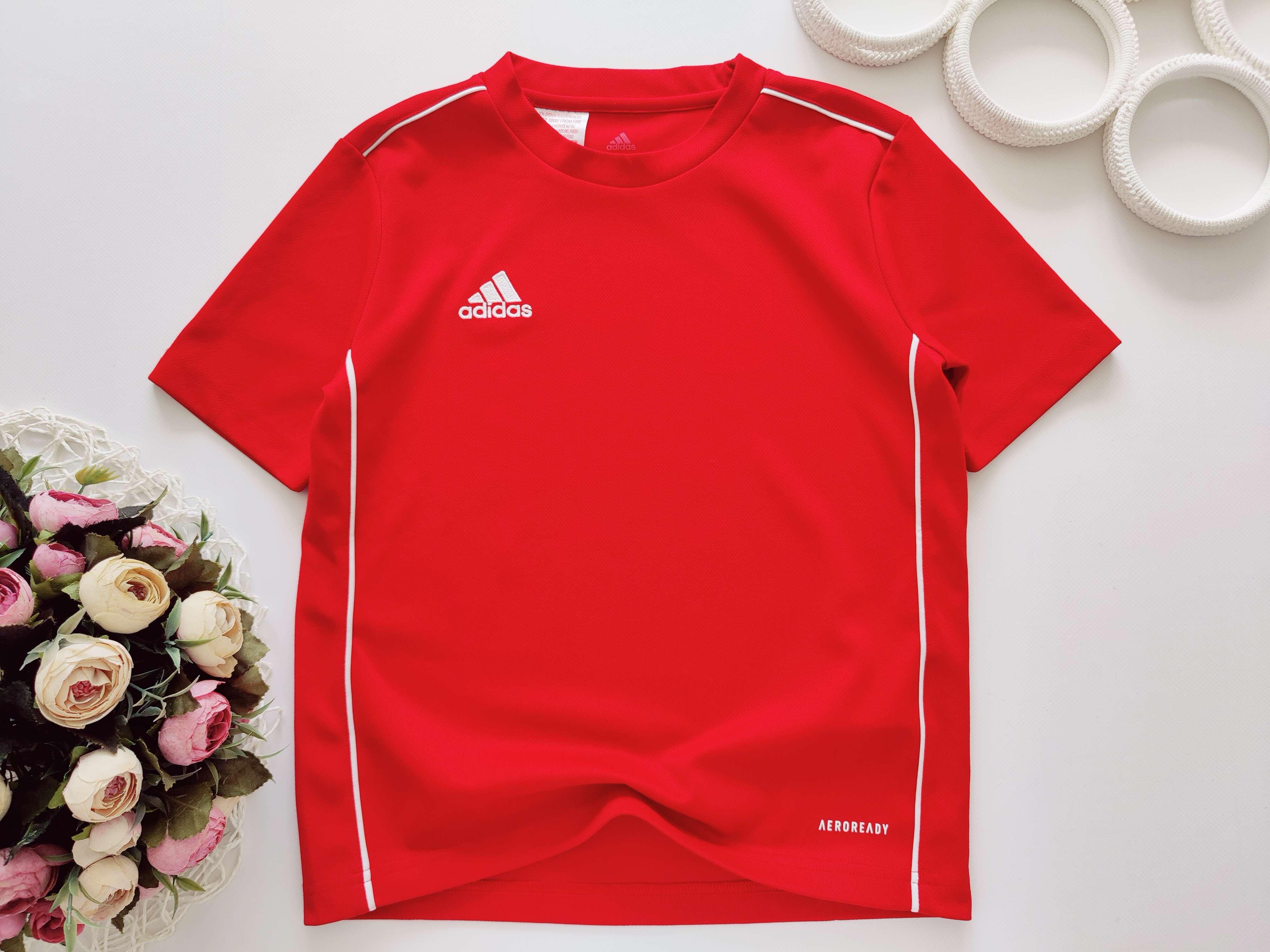 9,10 років, зріст 134,140 Спортивна червона футболка