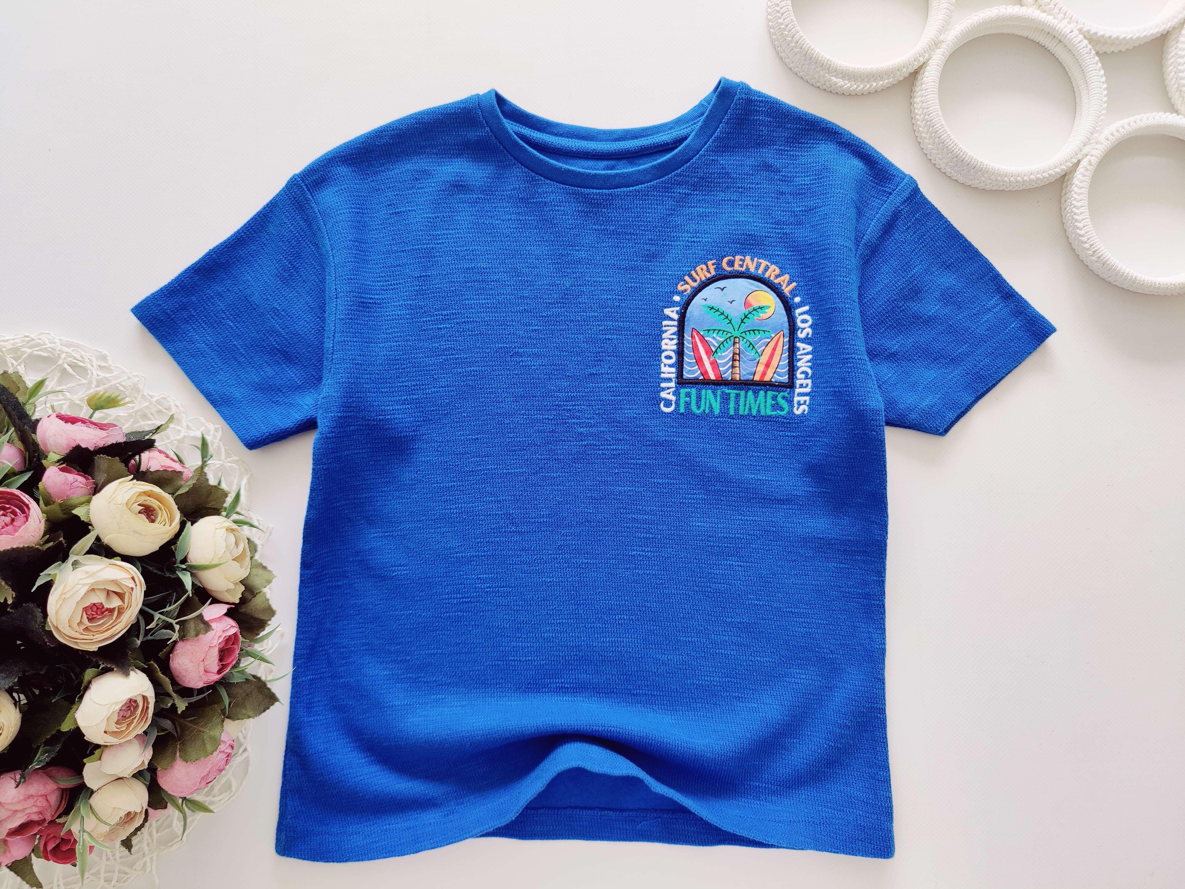 5,6 років, зріст 116 Футболка з пальмою