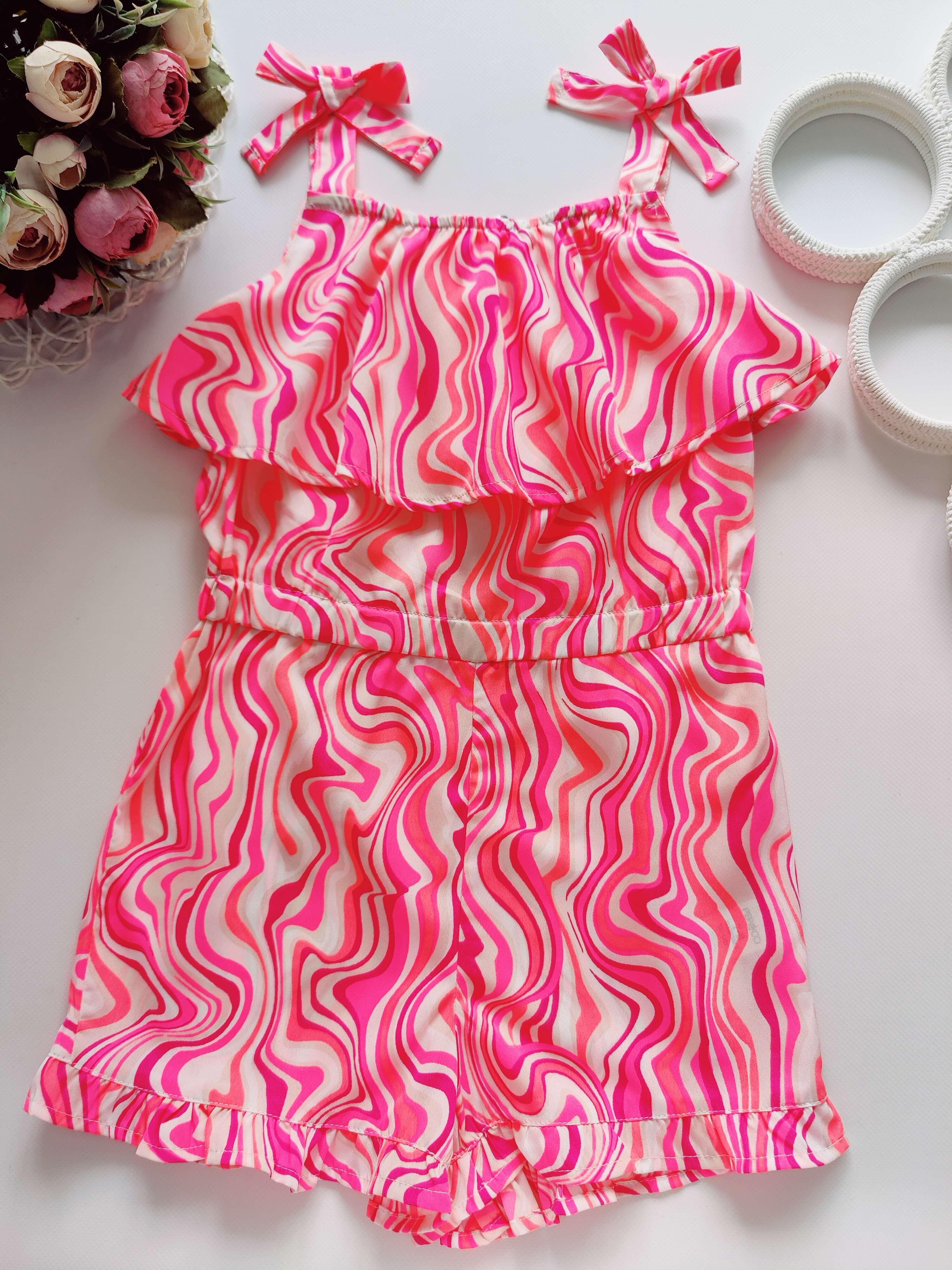 7,8 років, зріст 122,128 Гарний ромпер легкий літній