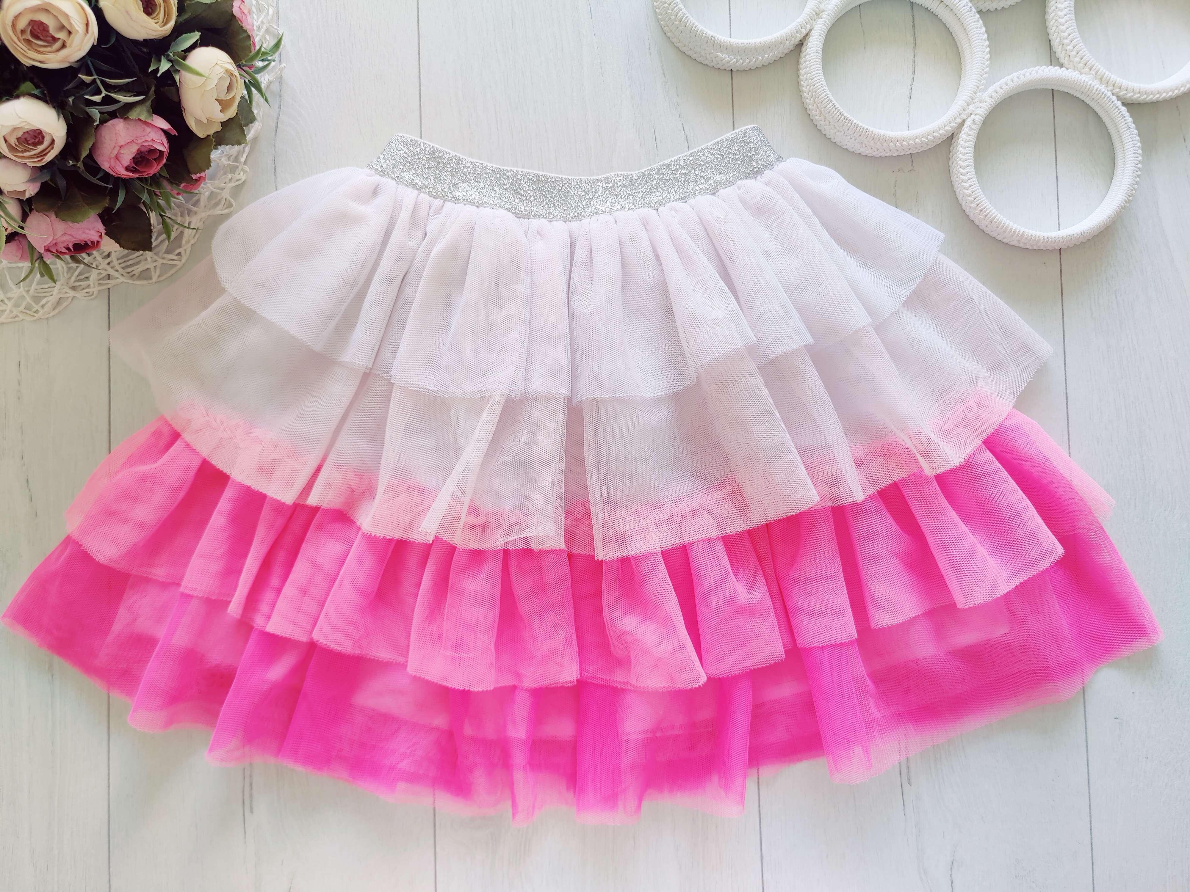 3,4 года, рост 104 Юбка пышная фатин