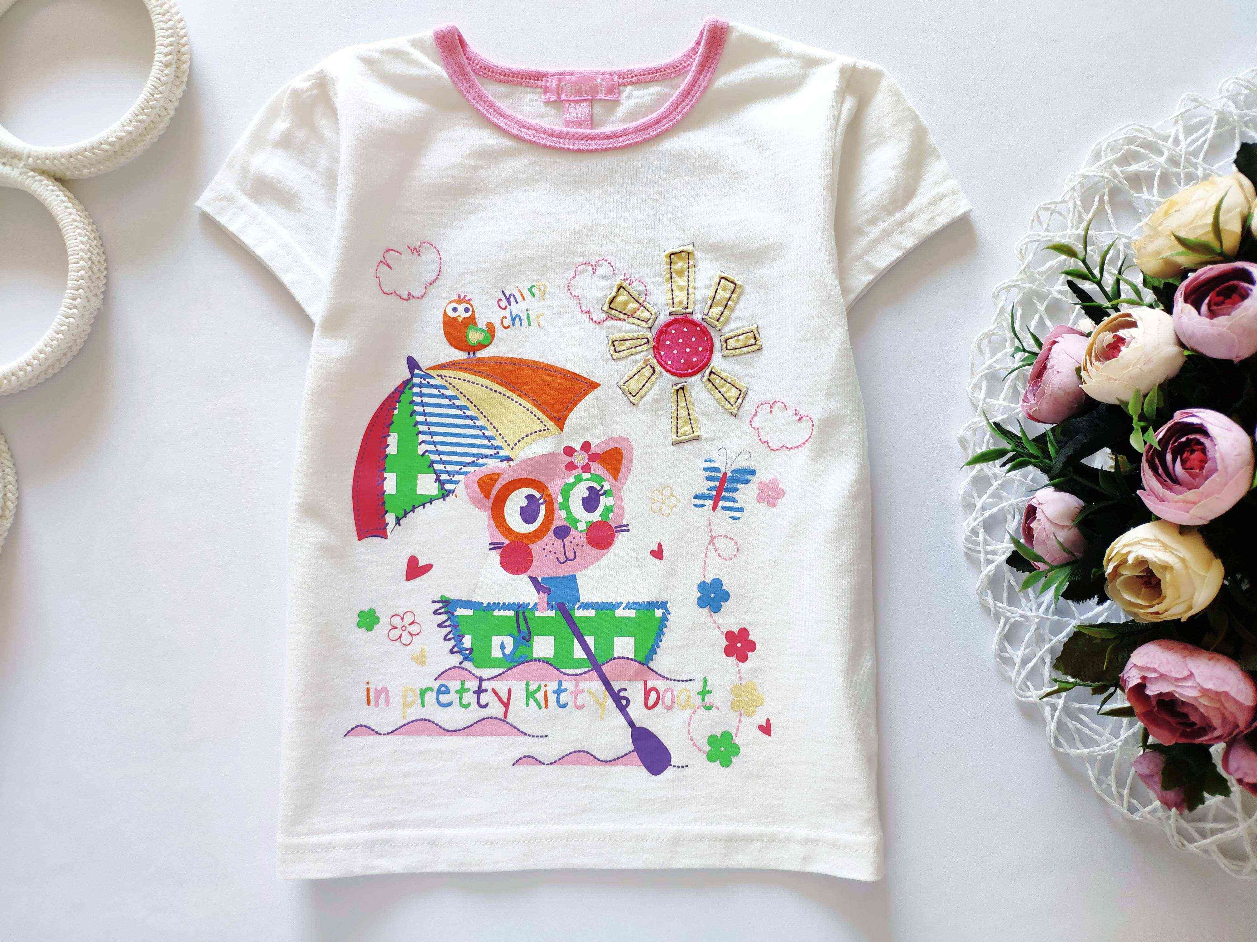 18\24 міс, зріст 86,92 Футболка для дівчинки