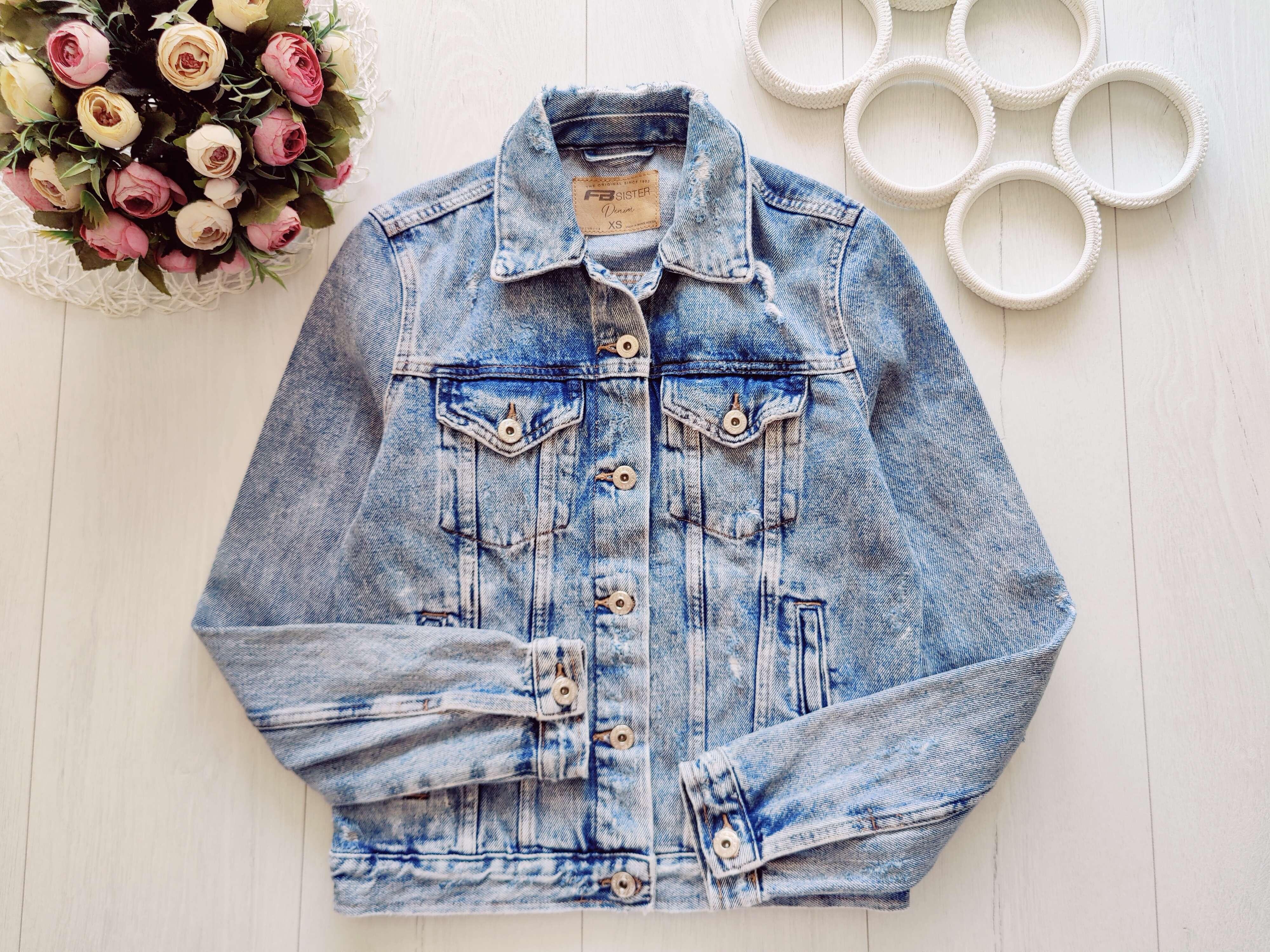 XS Модная джинсовка