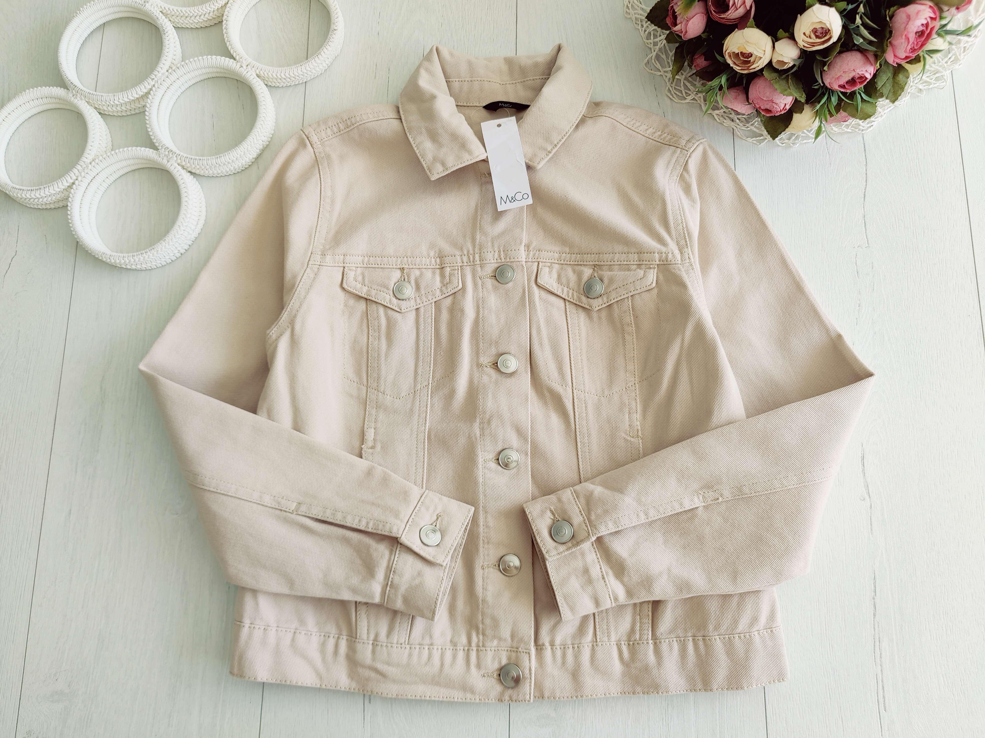 S Нова джинсовка беж