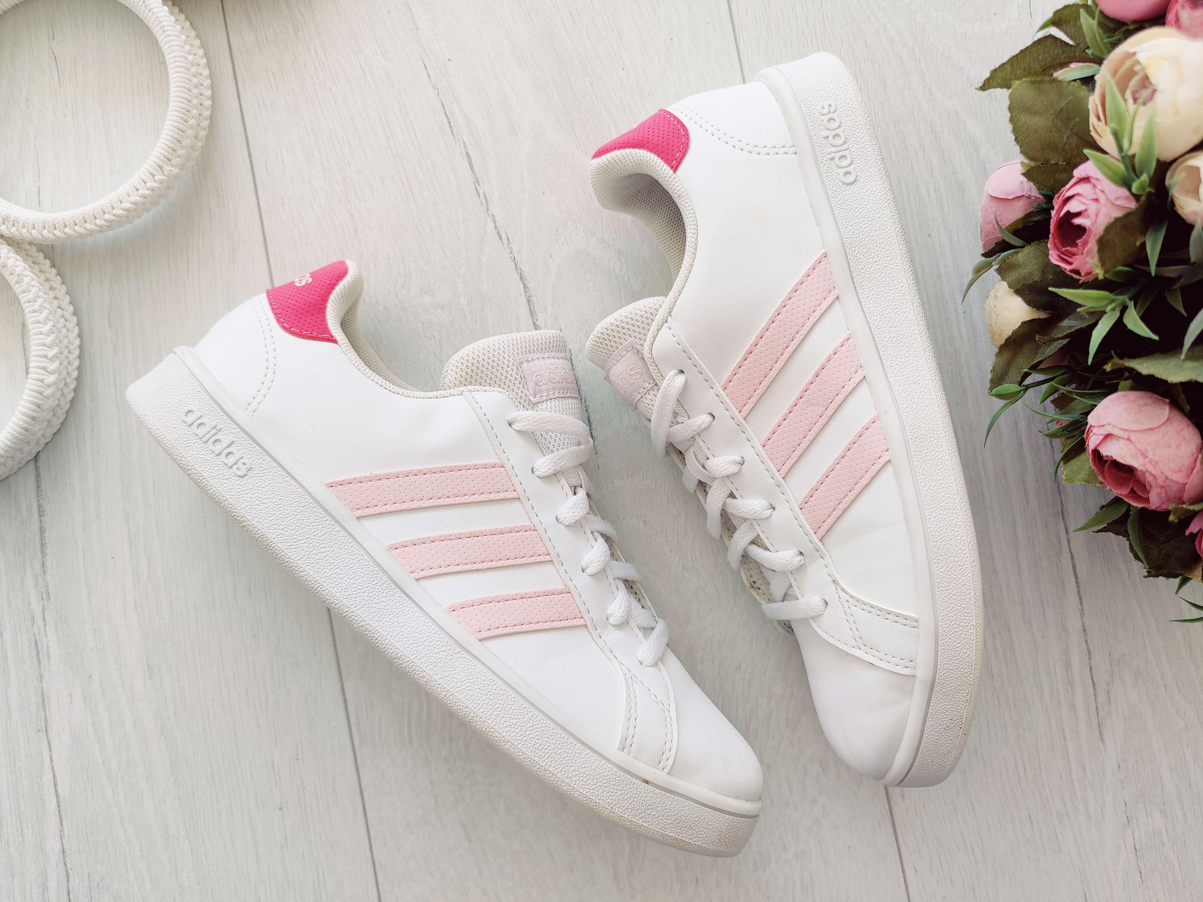 35,5 (23 см) Білі шкіряні кросівки для дівчинки