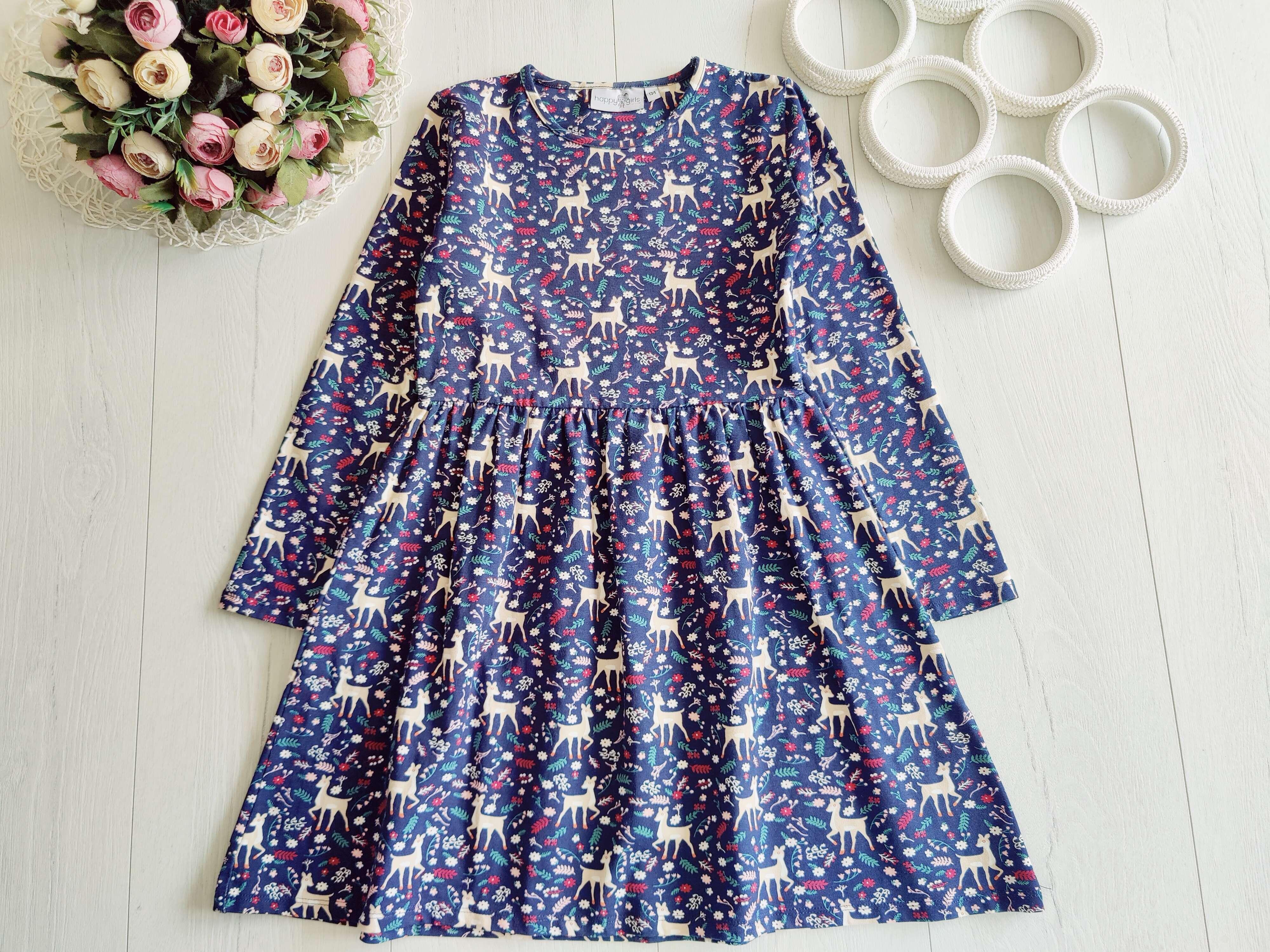 9 років, зріст 134 Трикртажна сукня