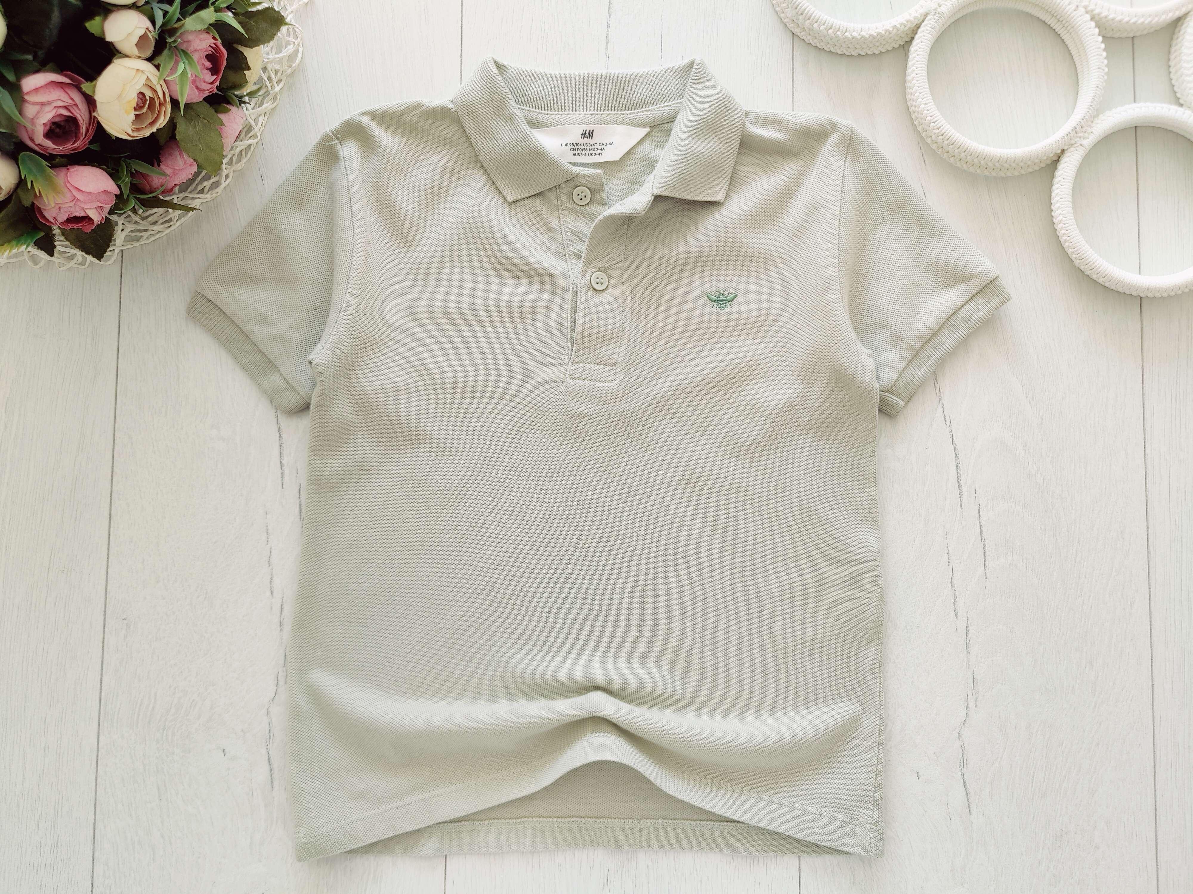 2,4 роки, зріст 98,104 Поло для хлопчика хакі