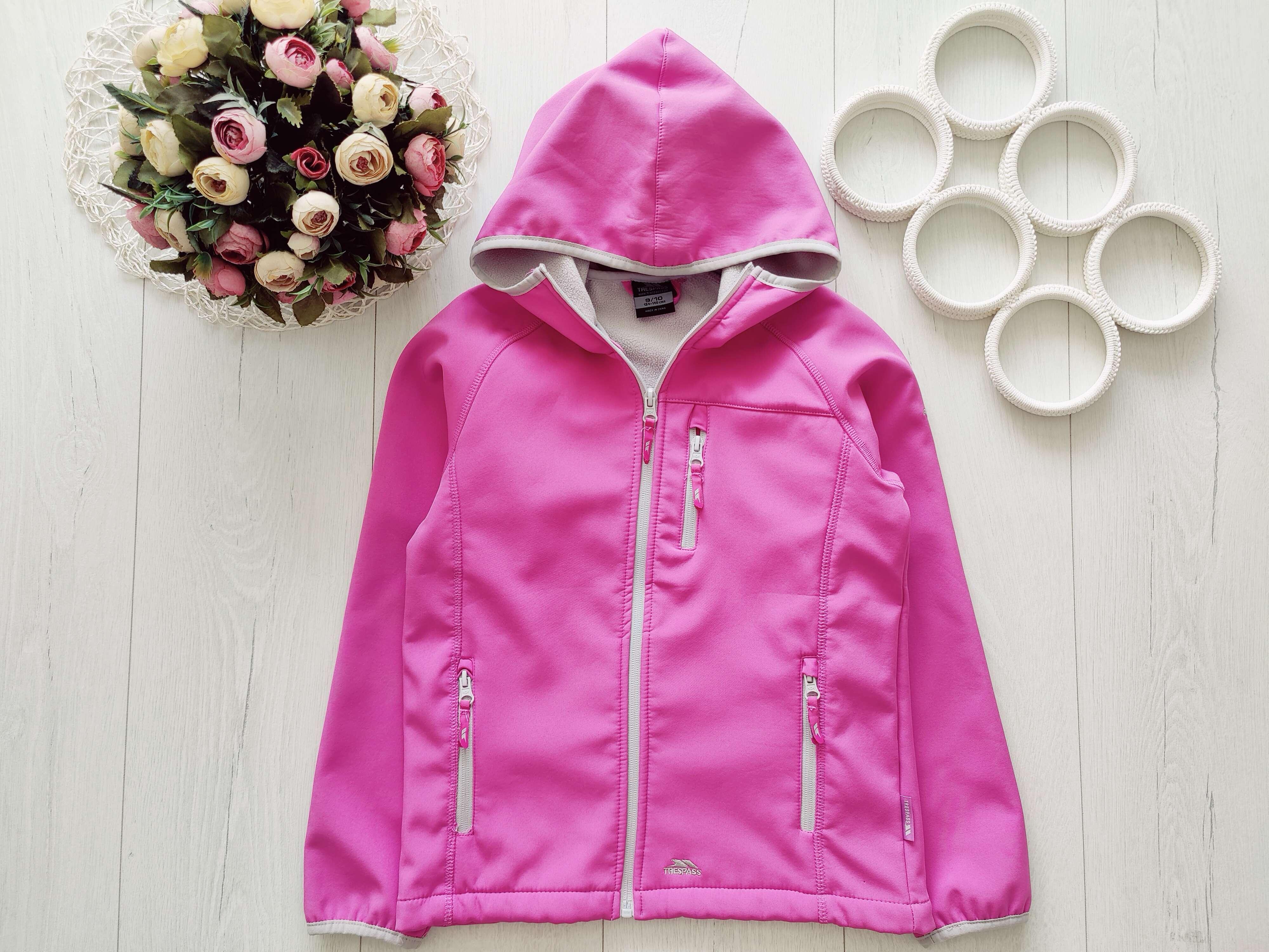 9,10 років, зріст 134,140 Куртка софтшелл на флісі