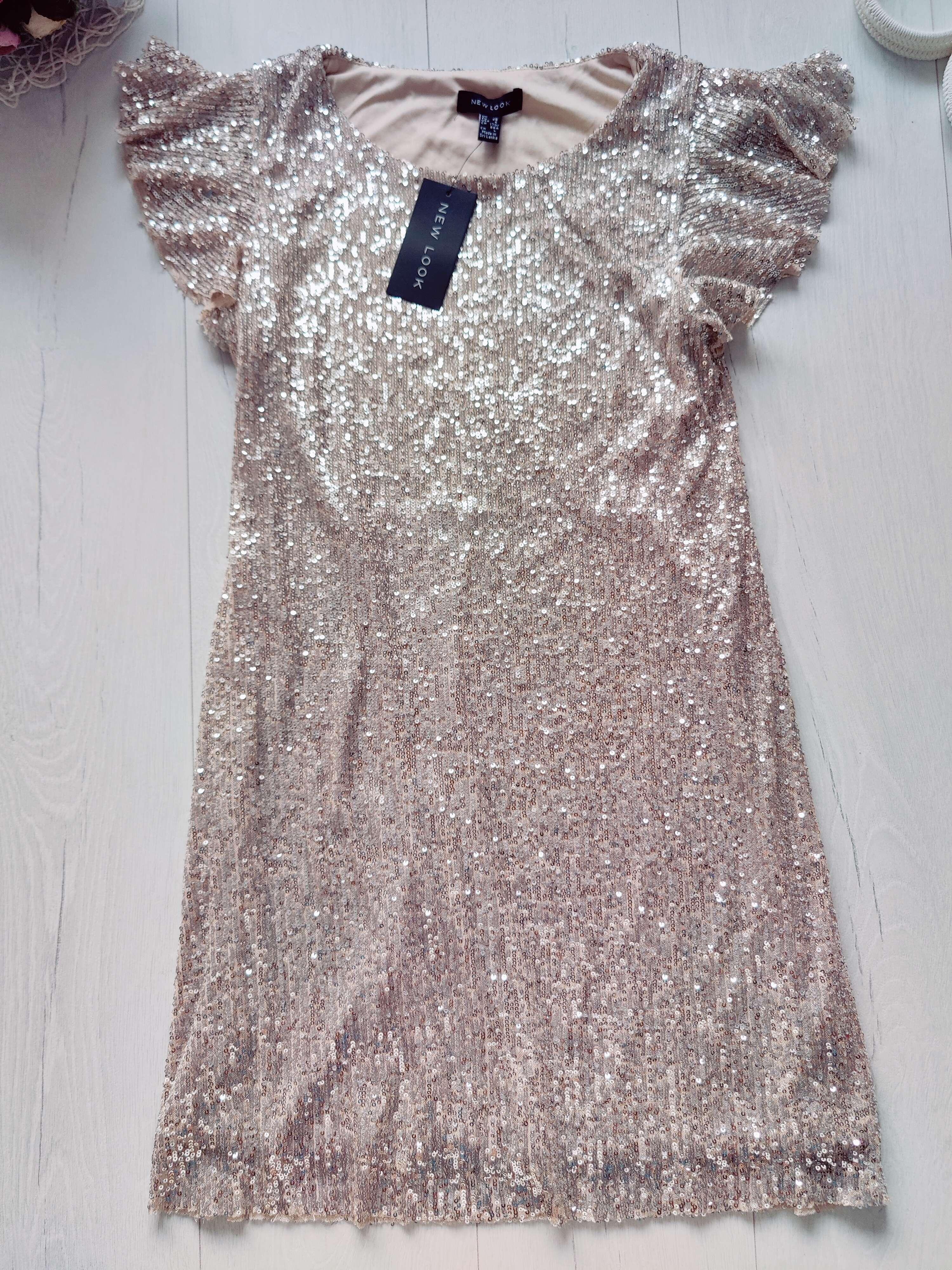 10\38 Нова жіноча блискуча сукня в паєтках