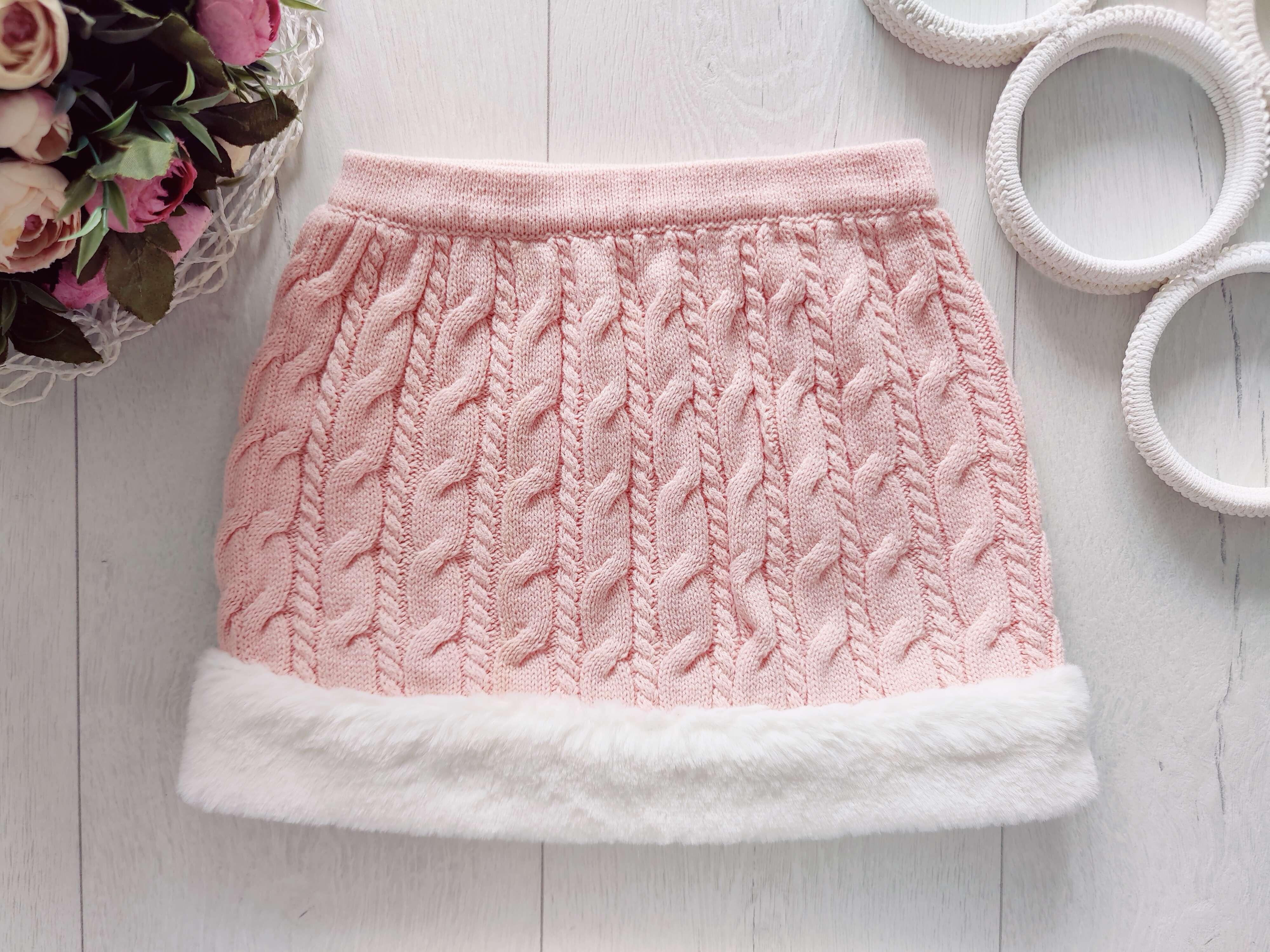 2,3 роки, зріст 98 Тепла в'язана спідниця