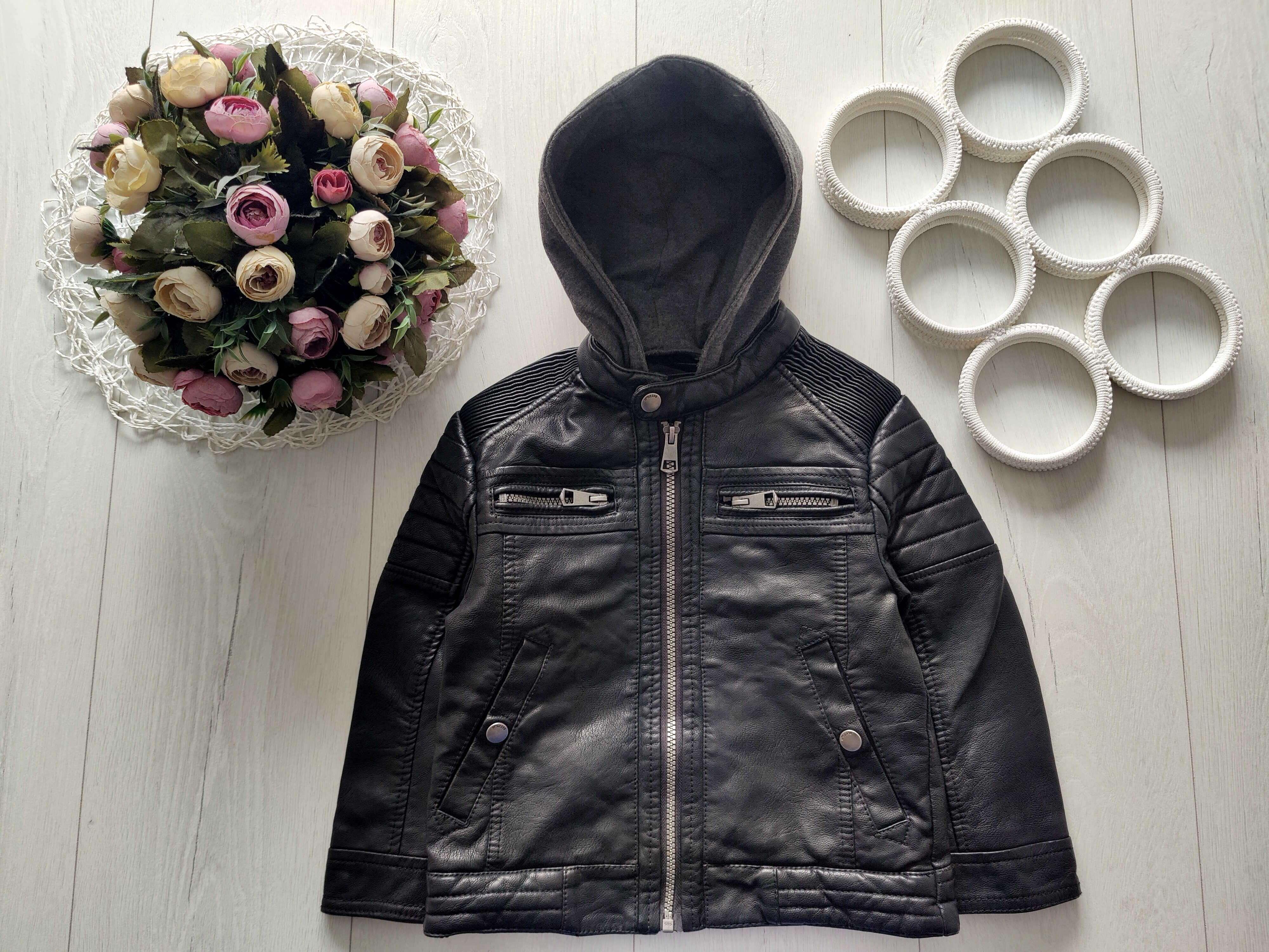 4 роки, зріст 104 Шкірянка з капюшоном