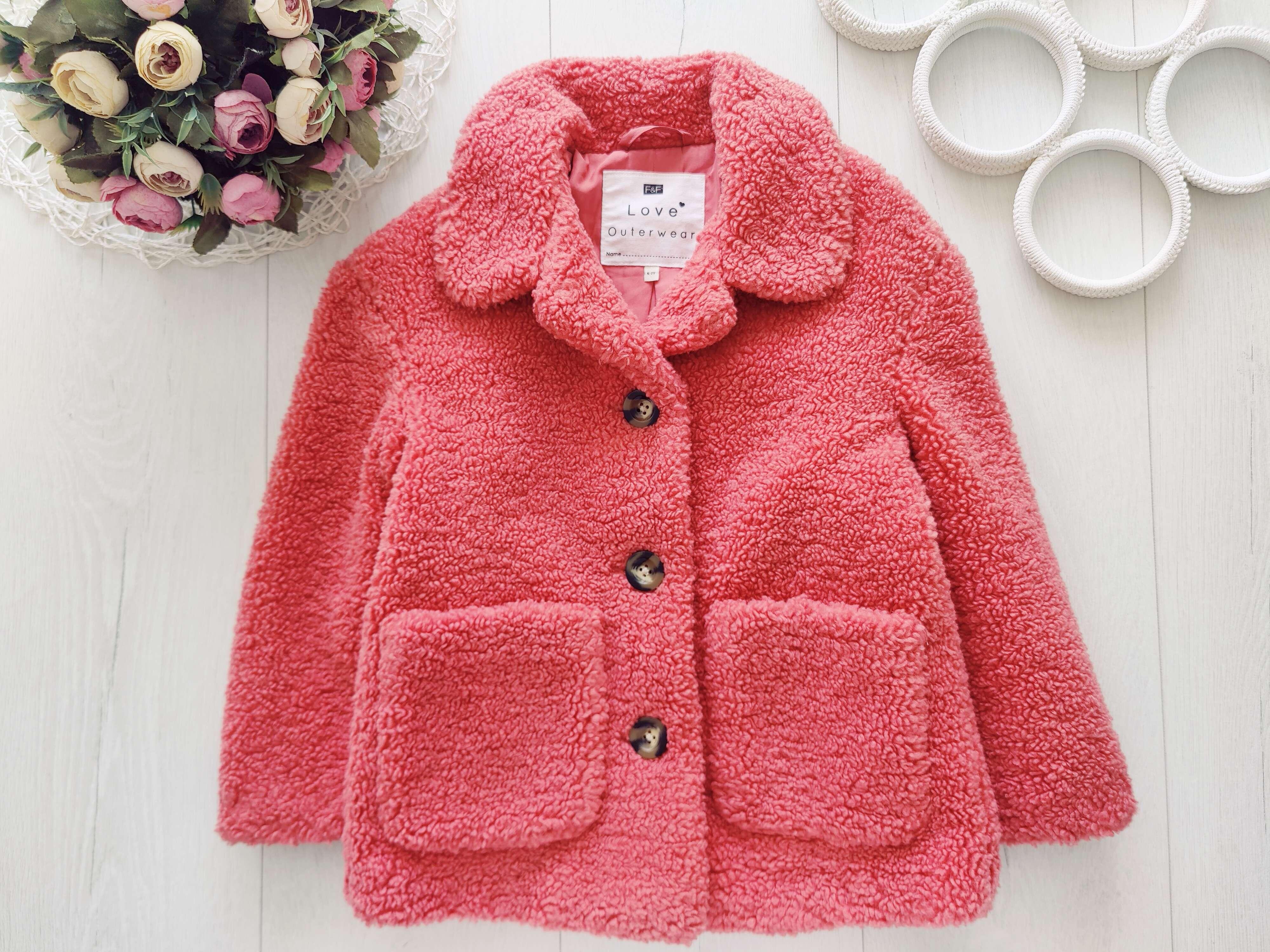 6,7 років, зріст 122 Пальто для дівчинки