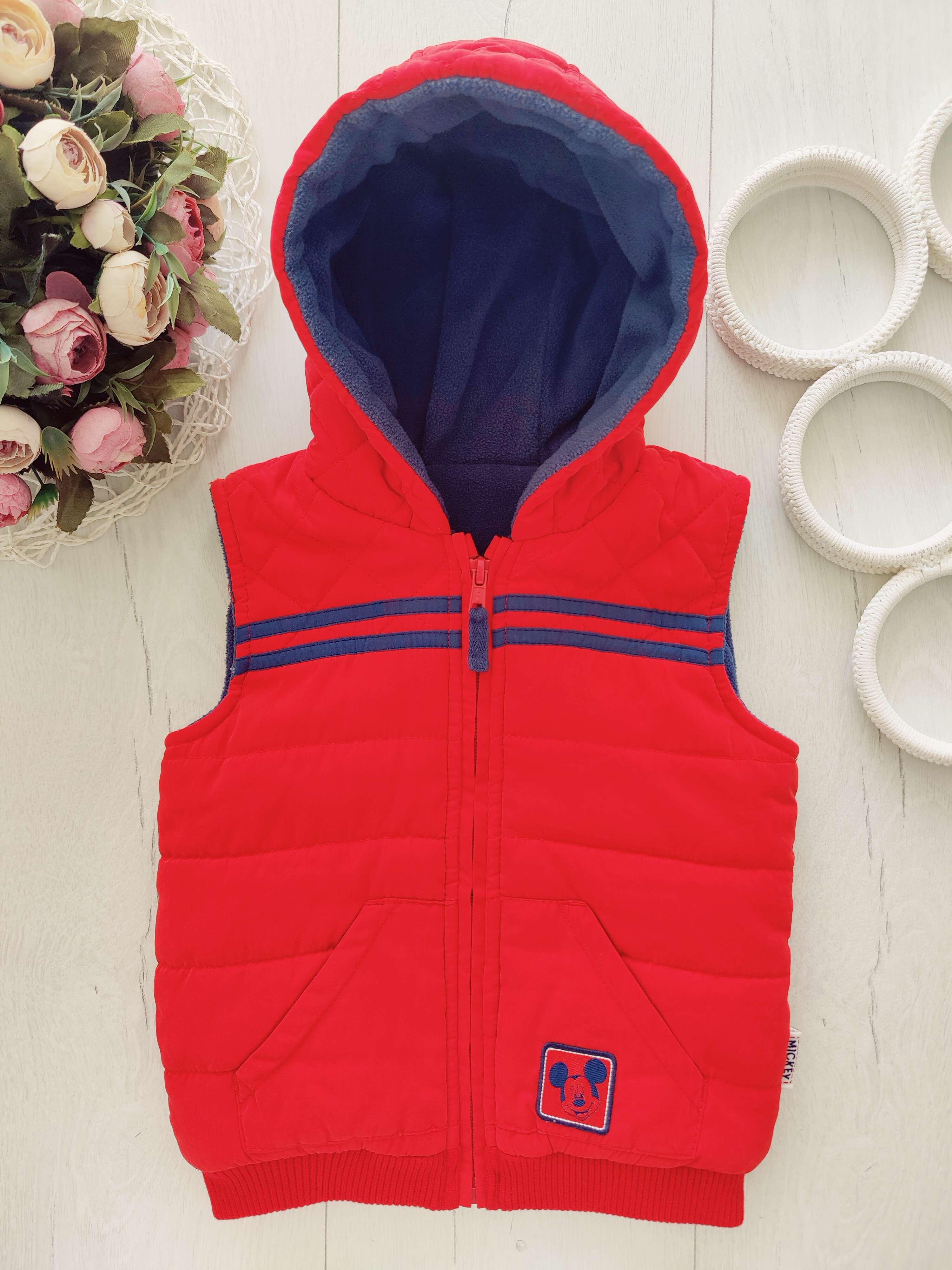 18,24 міс, зріст 86,92 Тепла жилетка на синтепоні