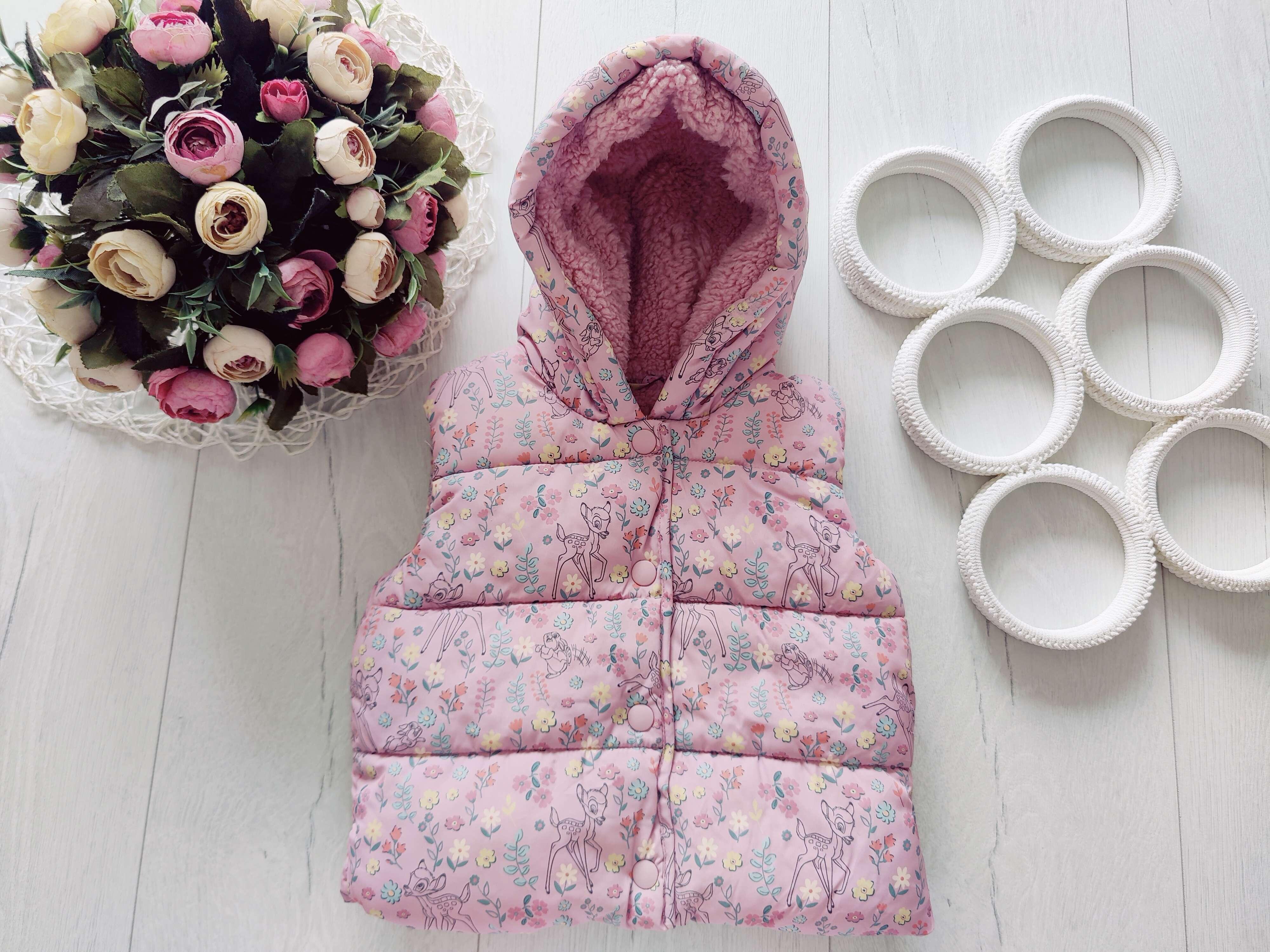 6,9 міс, зріст 68,74 Тепла жилетка на синтепоні