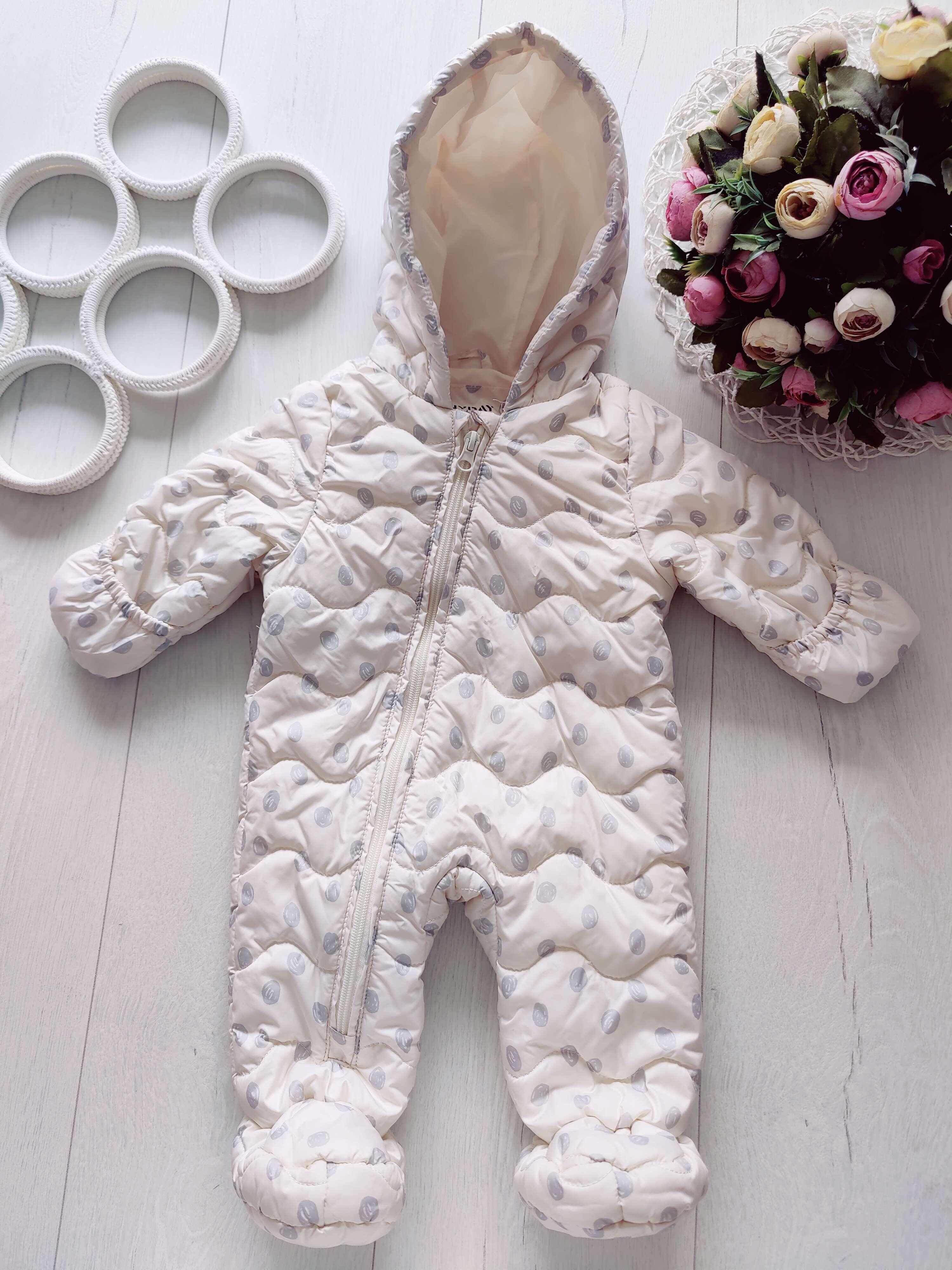 0-3 міс, Демісезонний комбінезон на тонкому синтепоні
