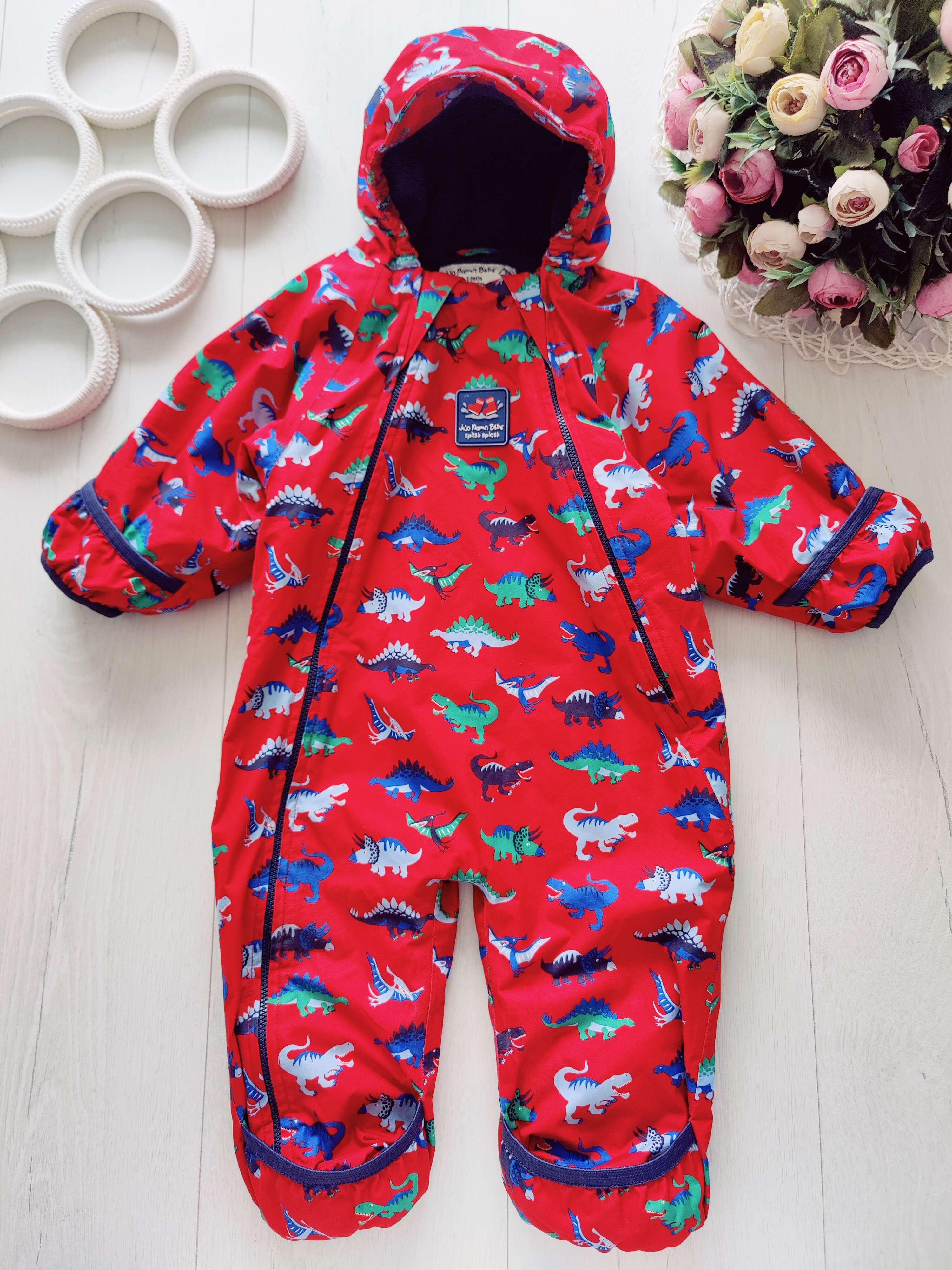 6,9 міс, зріст 68,74 Теплий комбінезон на синтепоні, всередині фліс