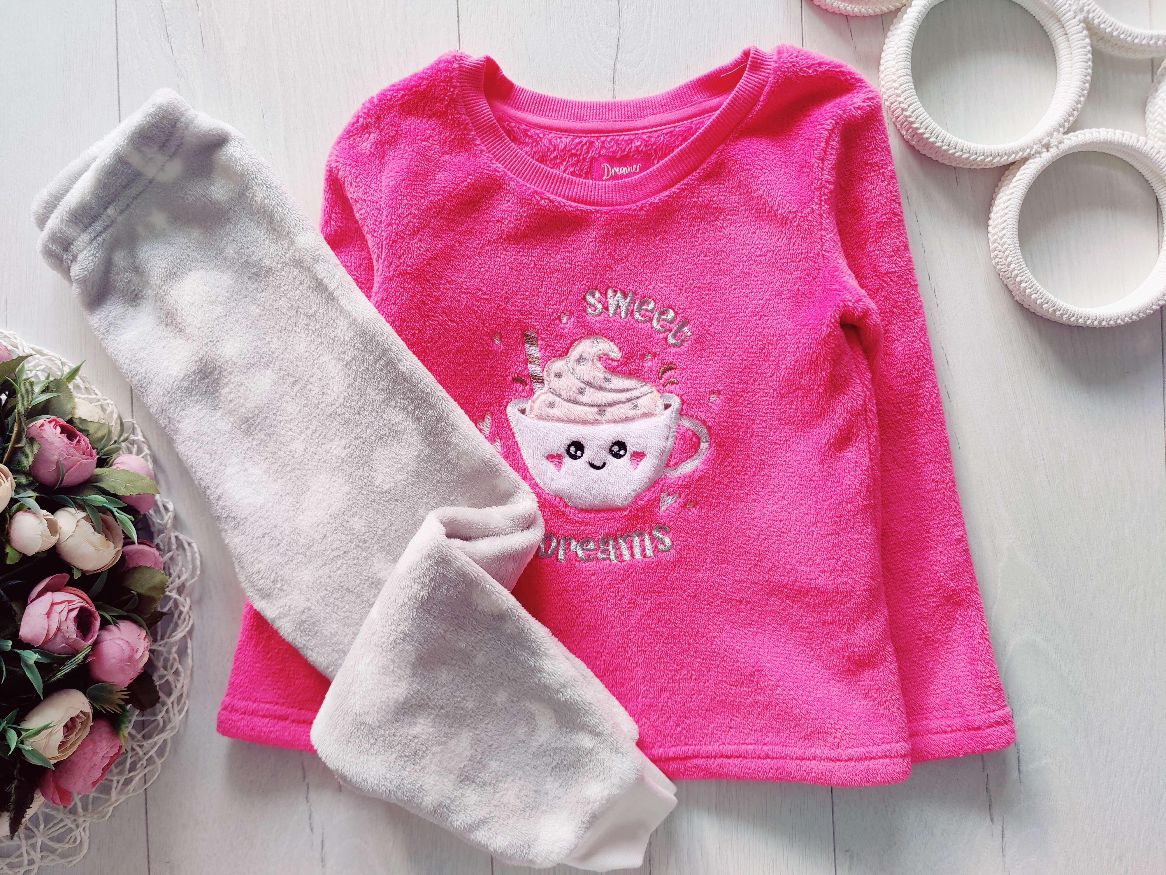 2,3 роки, зріст 92,98 Тепла піжама для дівчинки