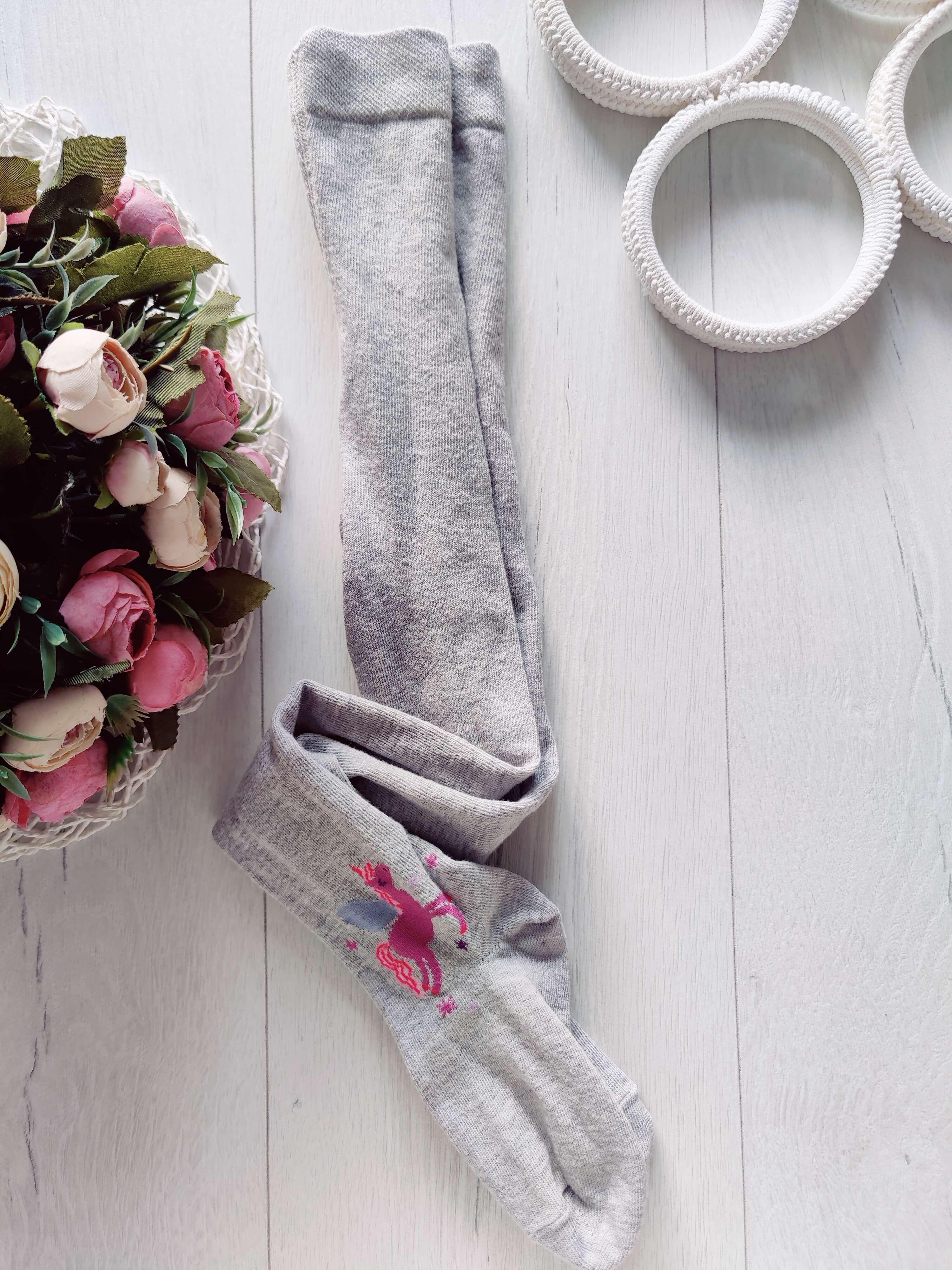 5,6 років, зріст 110,116 Колготки для дівчинки з поні єдиноріг