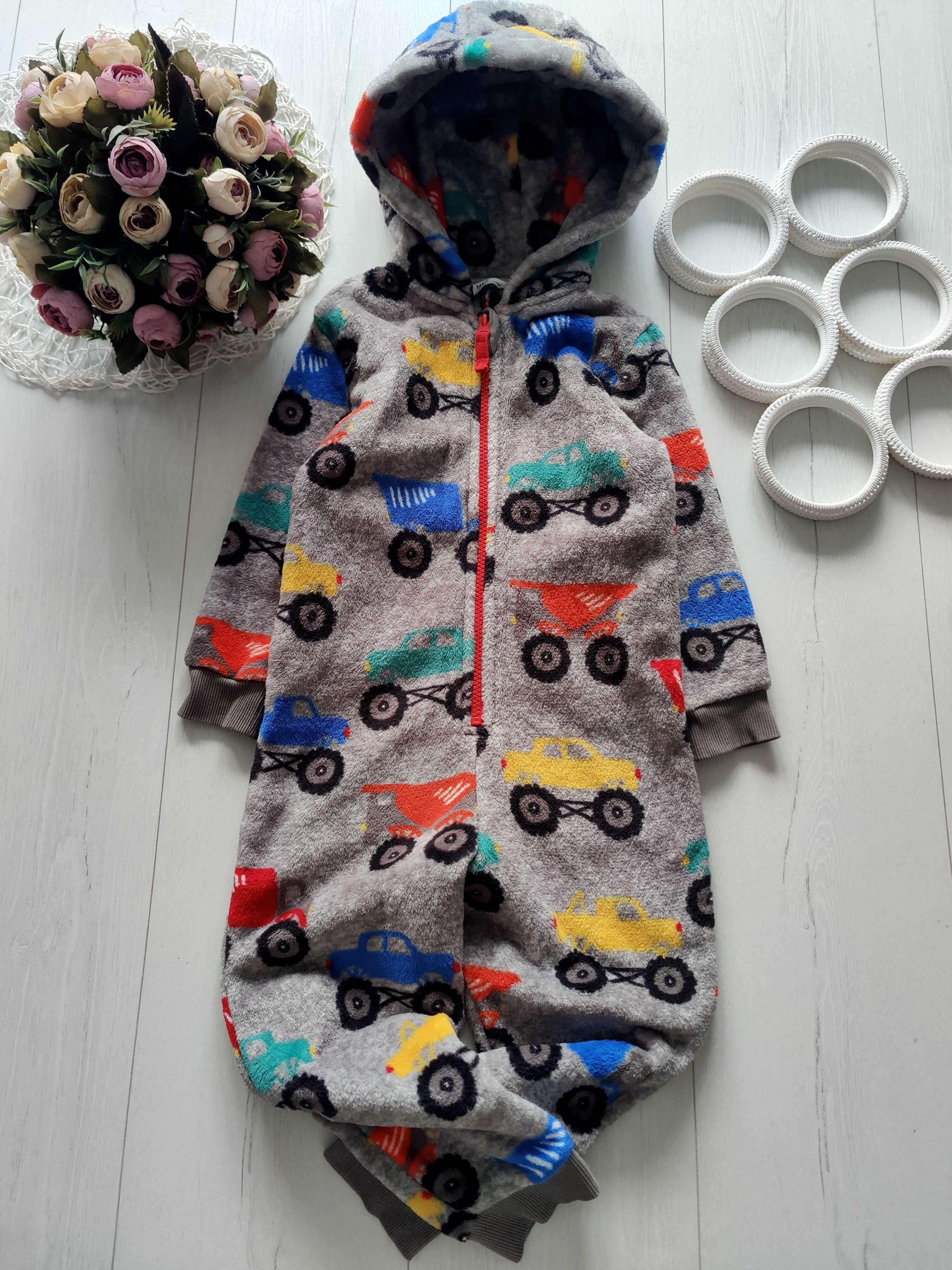 3,4 роки, зріст 104 Теплий махровий чоловічок