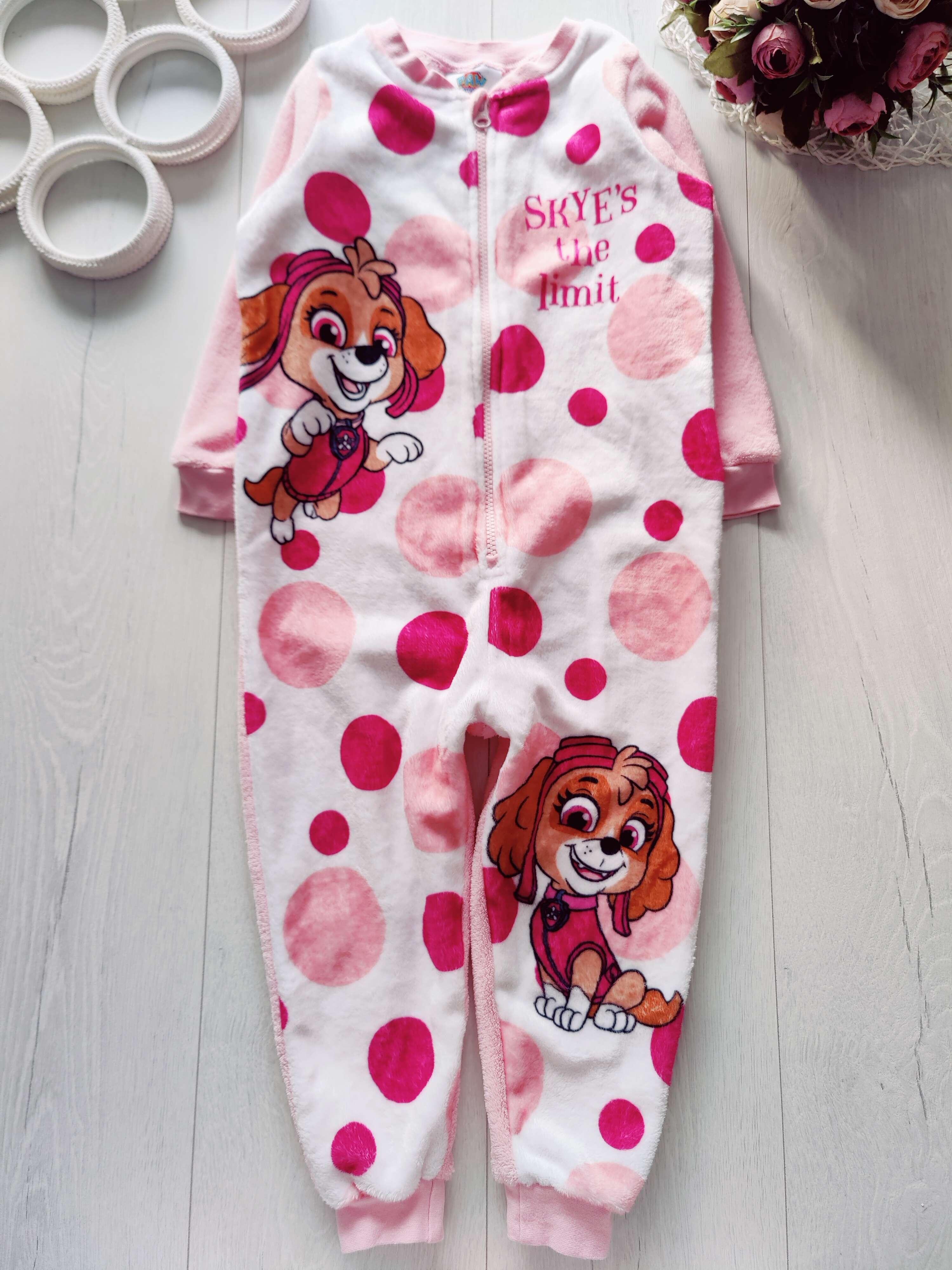 2-4 роки, зріст 98-104 Теплий махровий чоловічок Скай Щенячий патруль