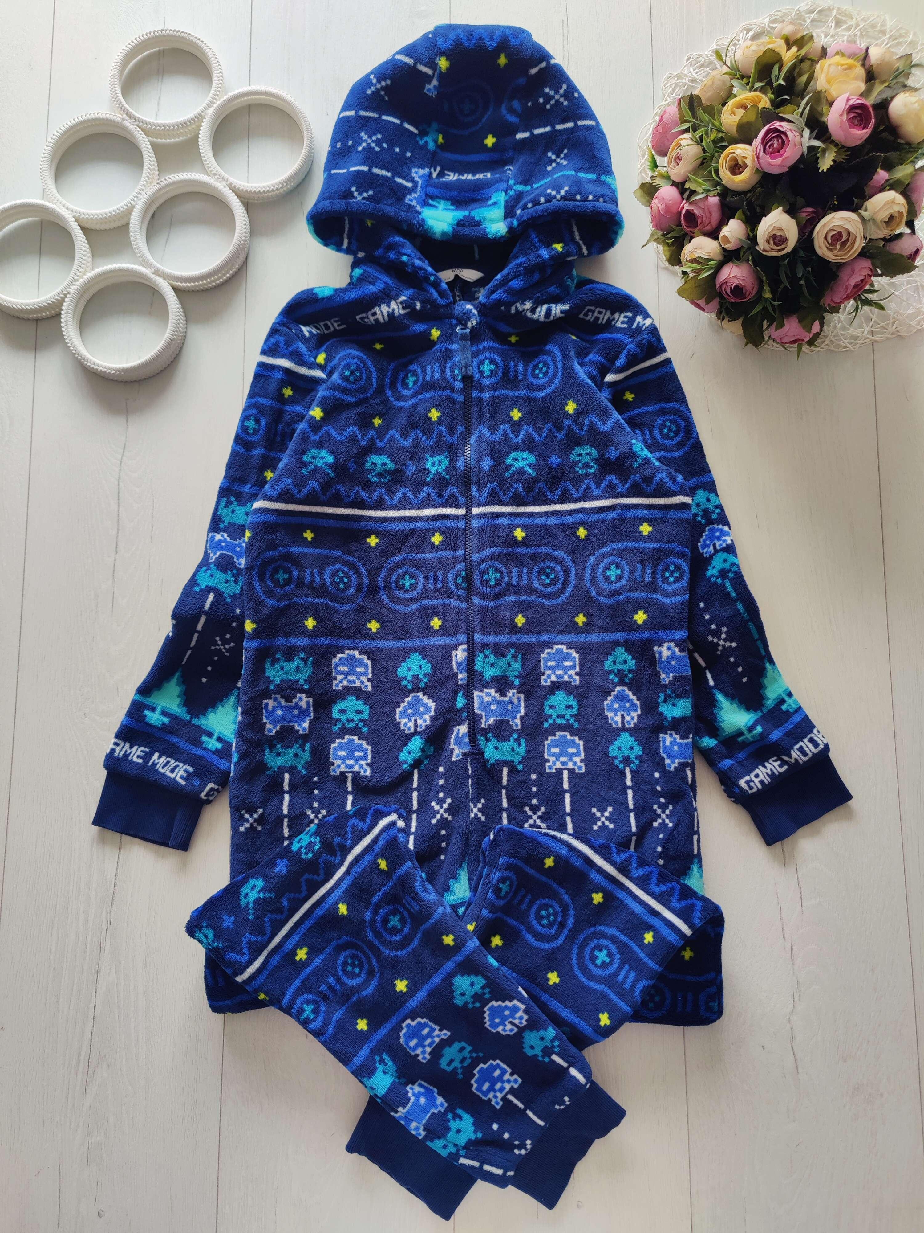 9,10 років, зріст 140 Теплий махровий кігурумі