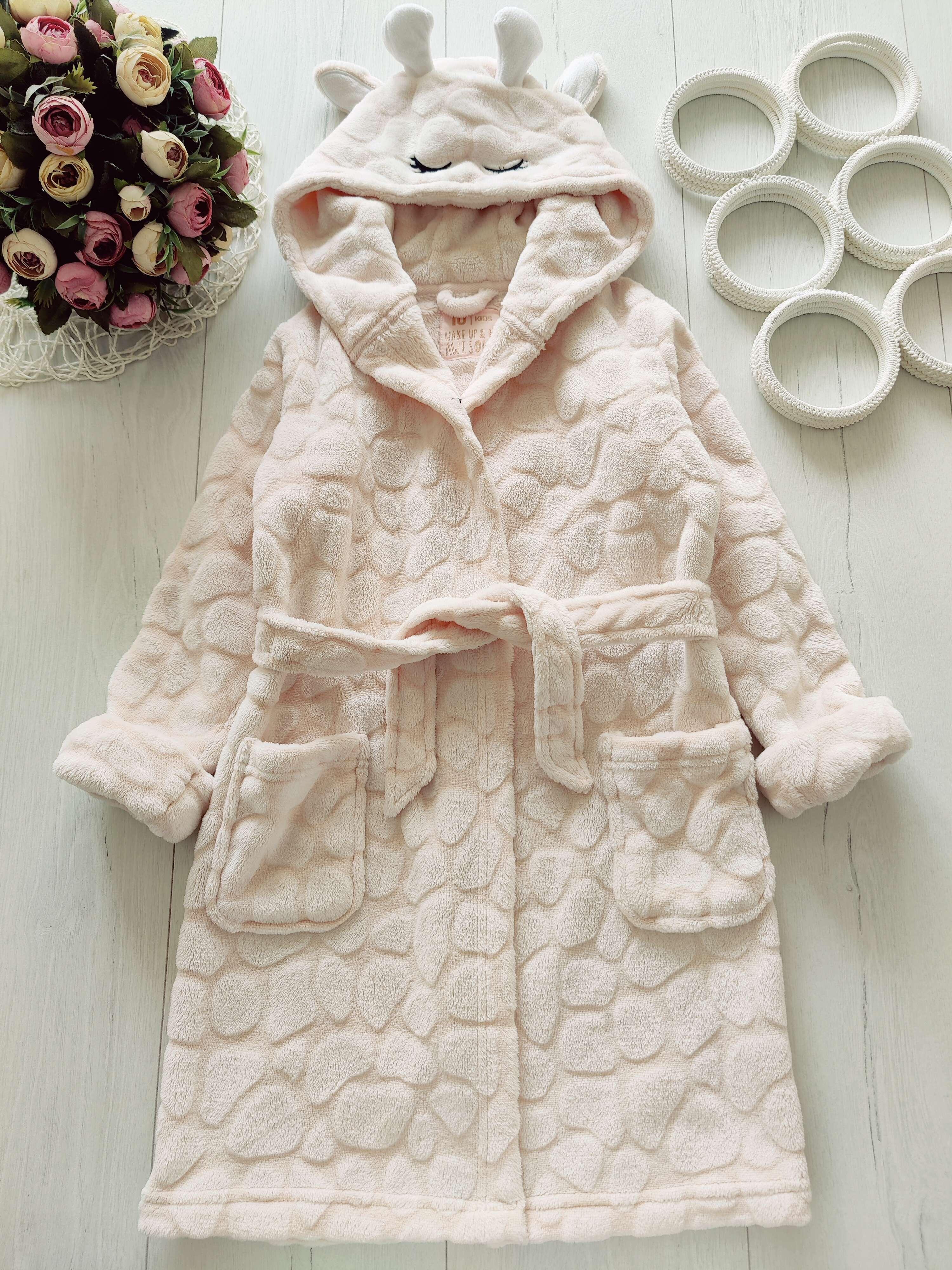 5,6 років, зріст 110,116 Теплий махровий халат