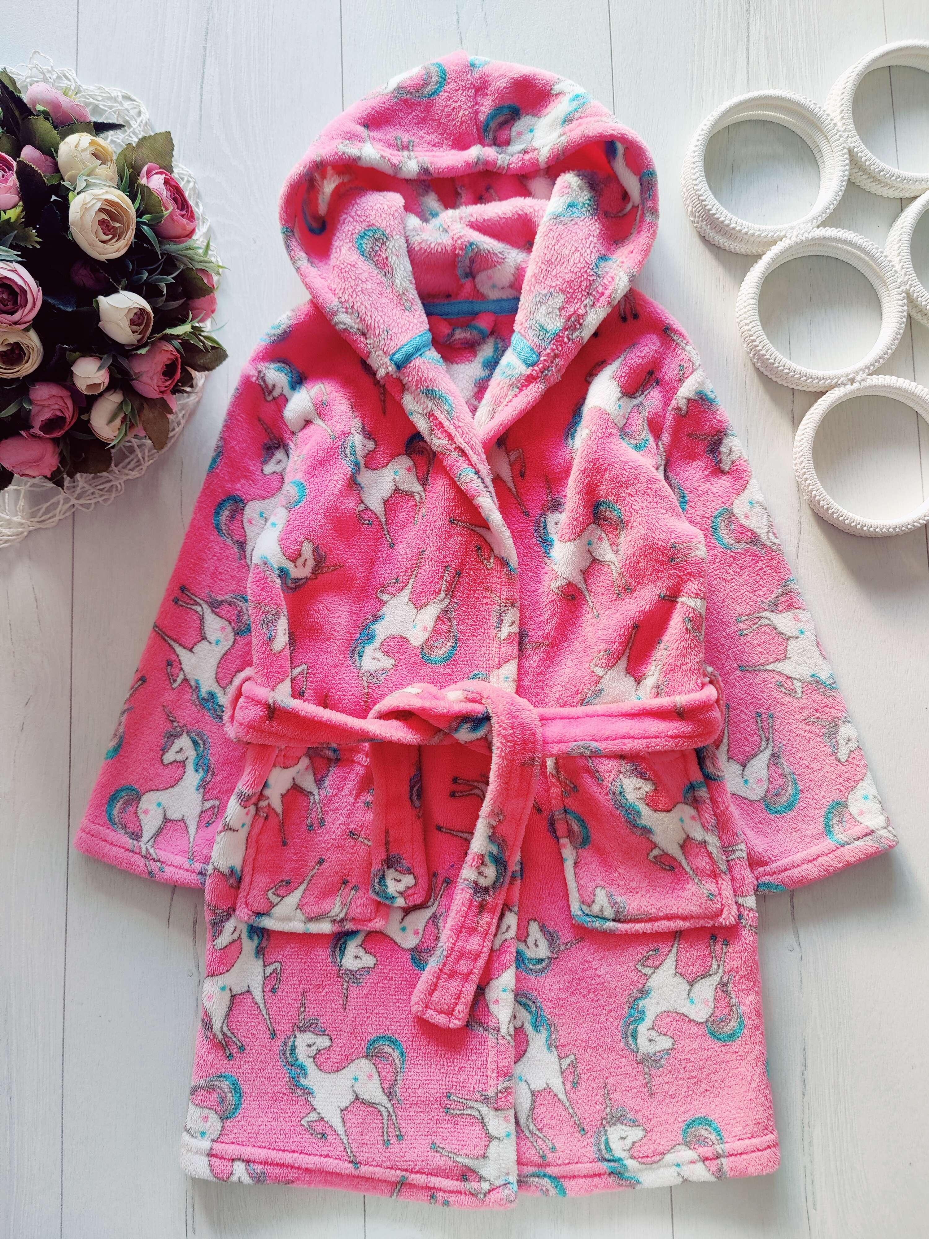 4,5 років, зріст 104,110 Теплий махровий хлат поні єдинорожки