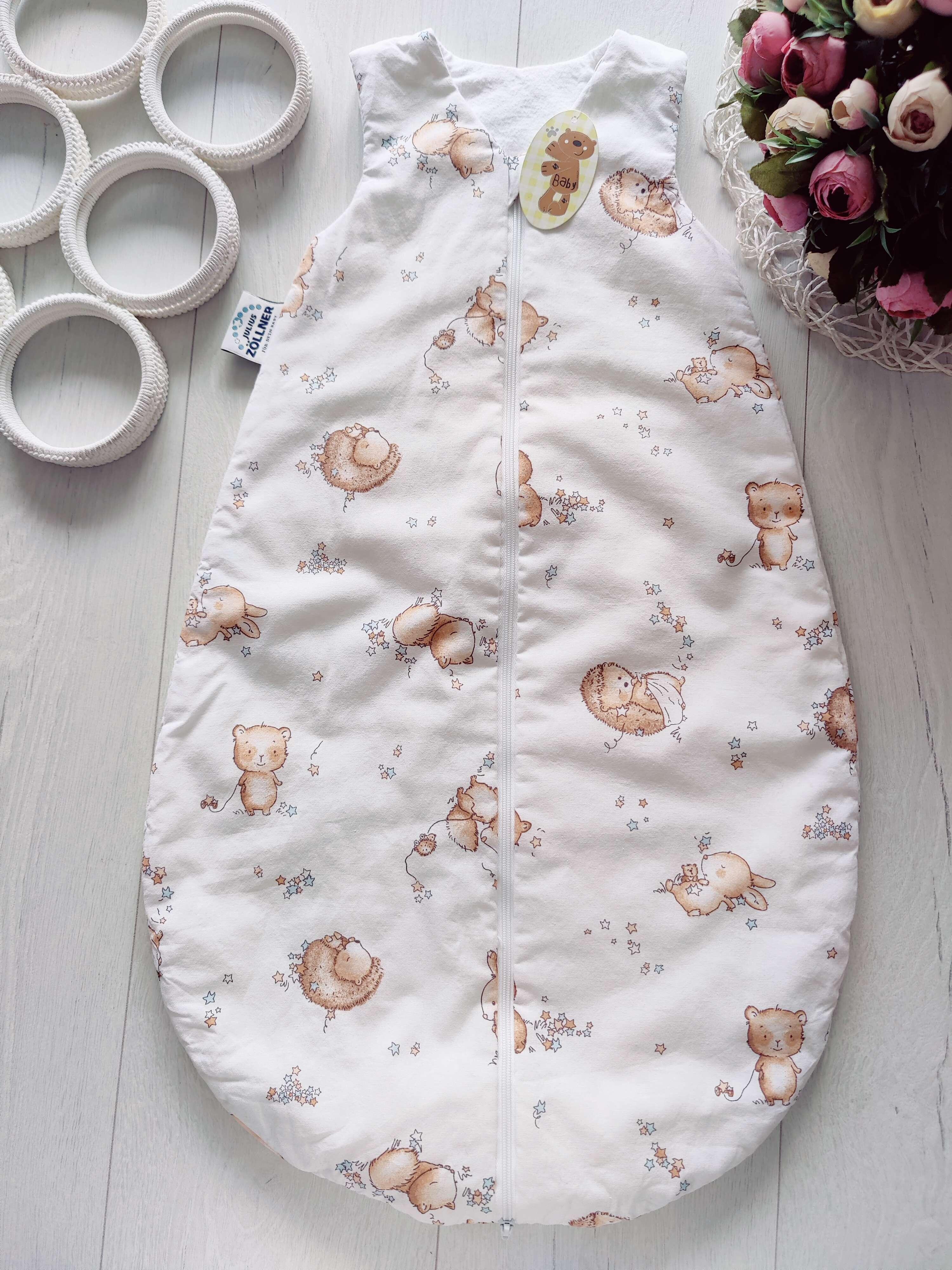 6-8 міс, зріст 70 Новий теплий спальний мішок на синтепоні