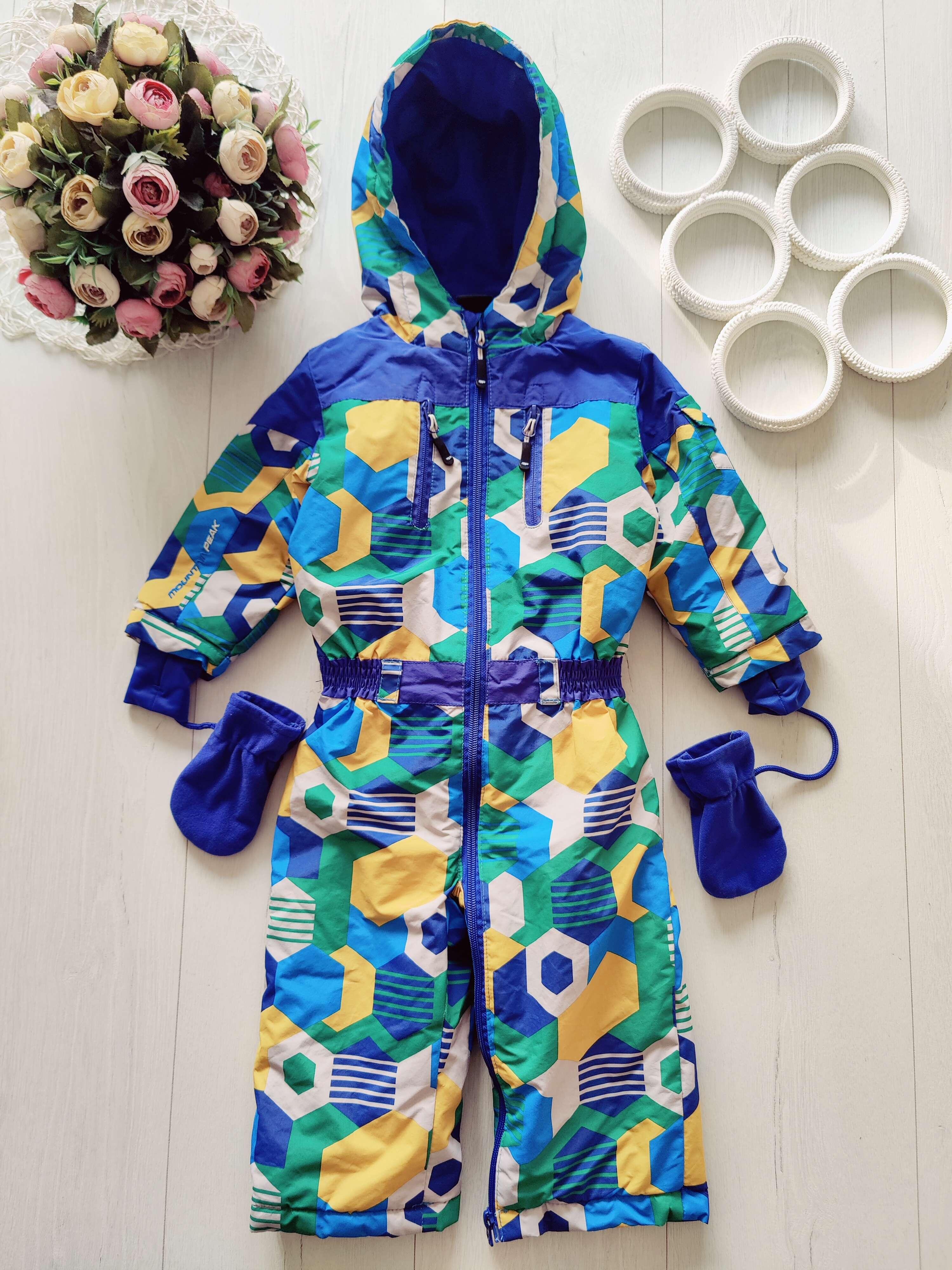 12 мес, рост 80 Теплый комбинезон