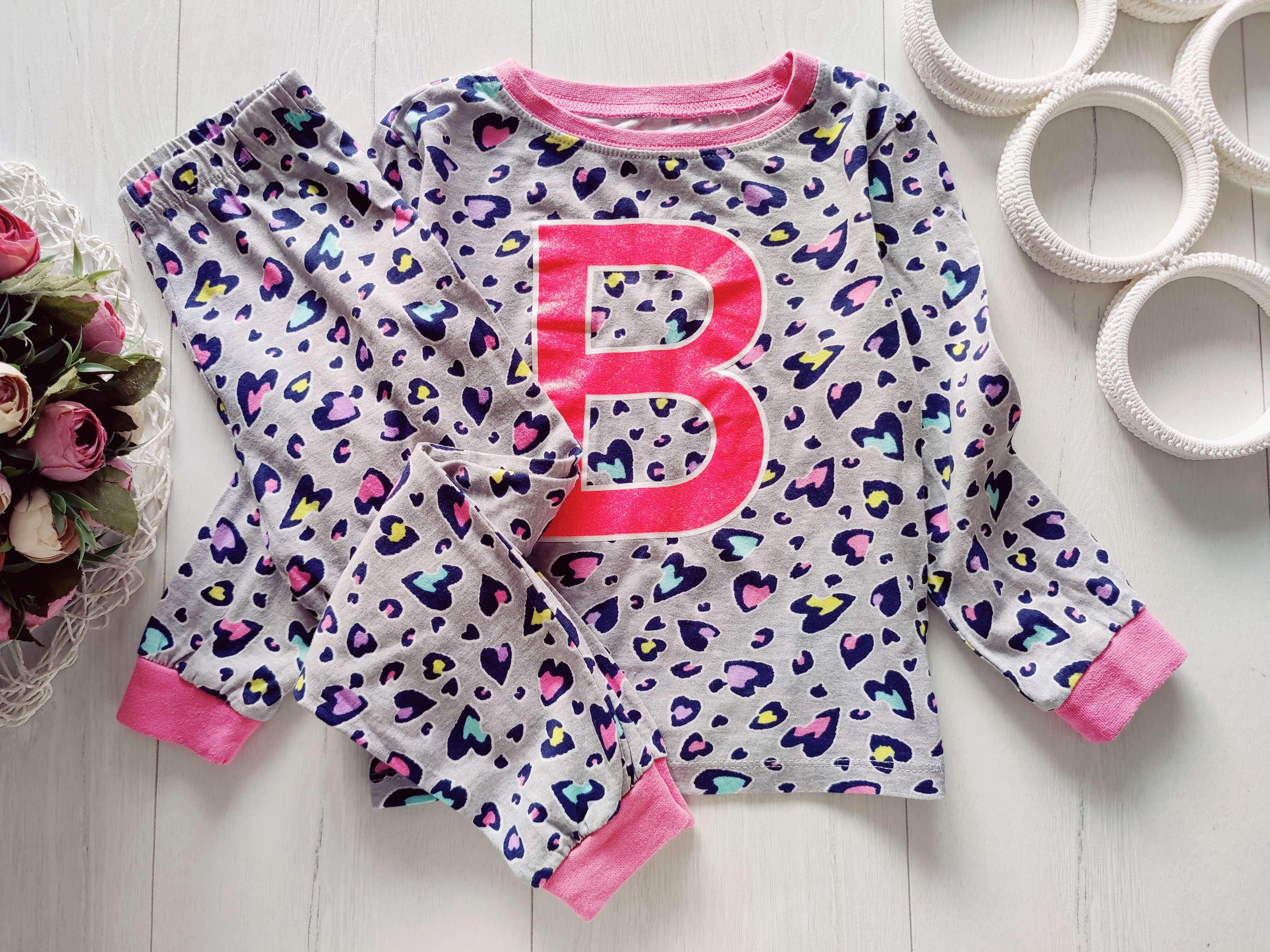 4,5 років, зріст 104,110 Трикотажна піжама для дівчинки