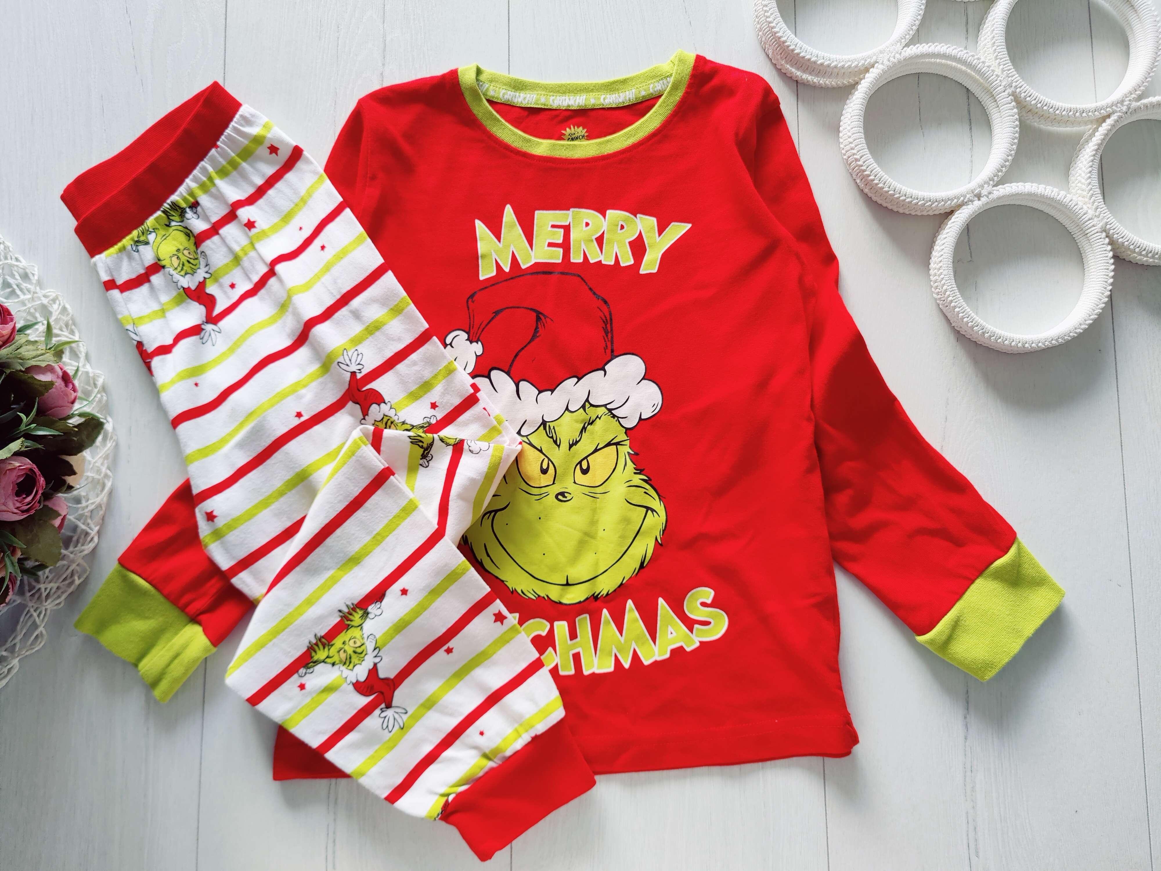 5,6 років, зріст 116 Новорічна трикотажна піджама для хлопчика