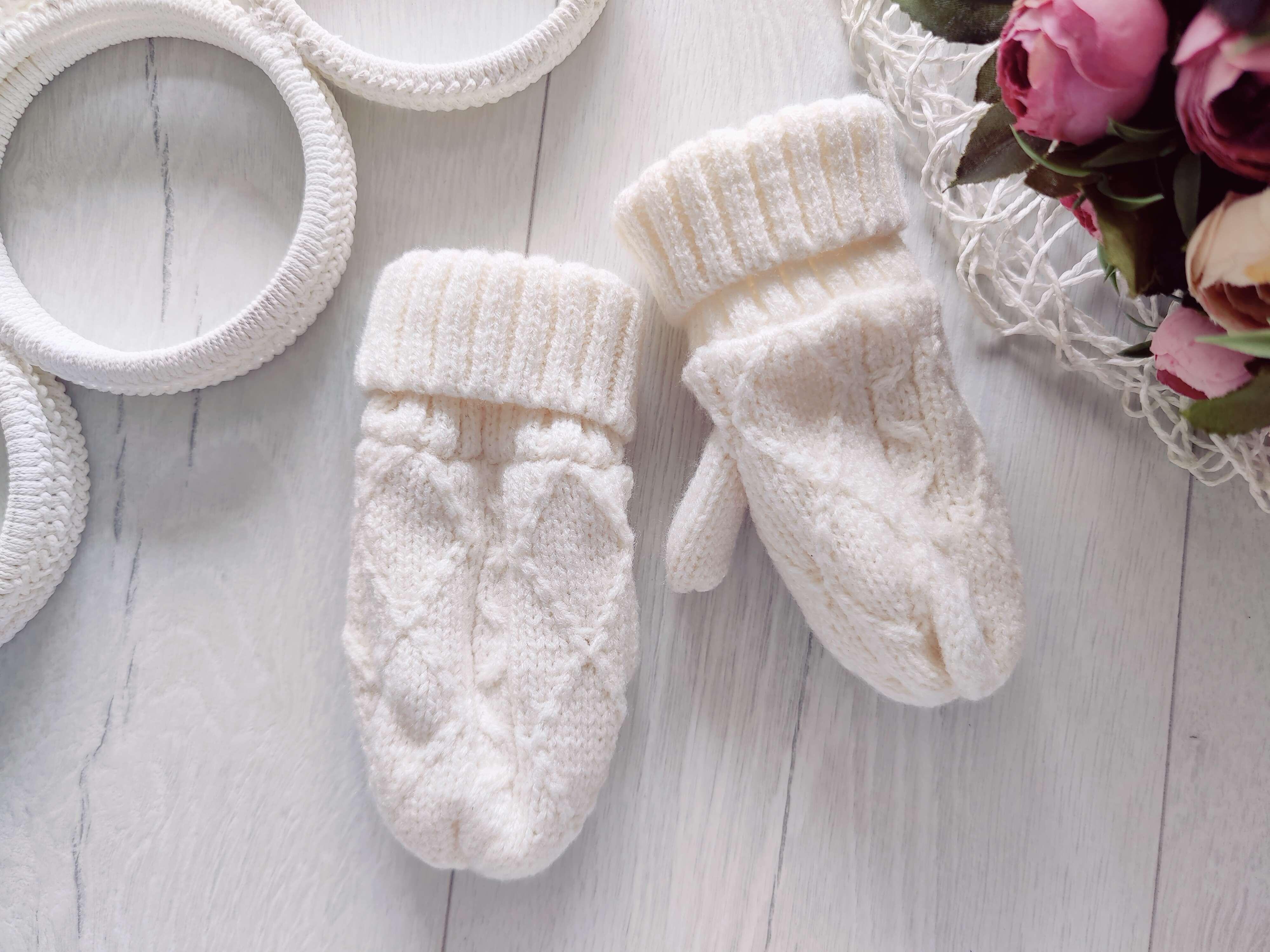 6-12 міс, Нові рукавиці на флісі