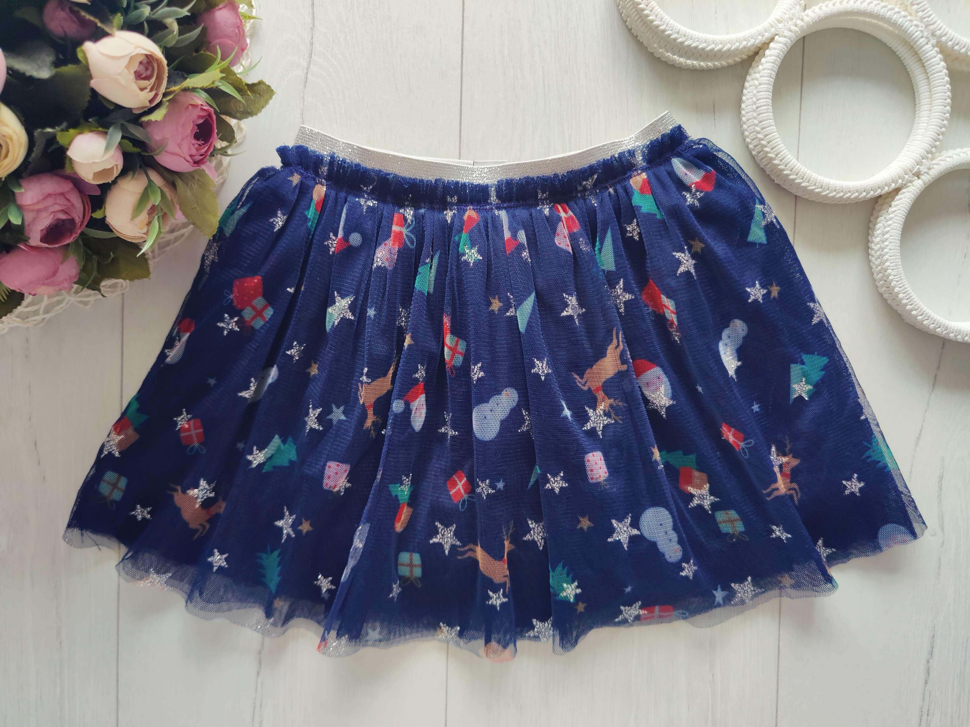 1,5,2 роки, зріст 80,92 Новорічна спідниця фатин