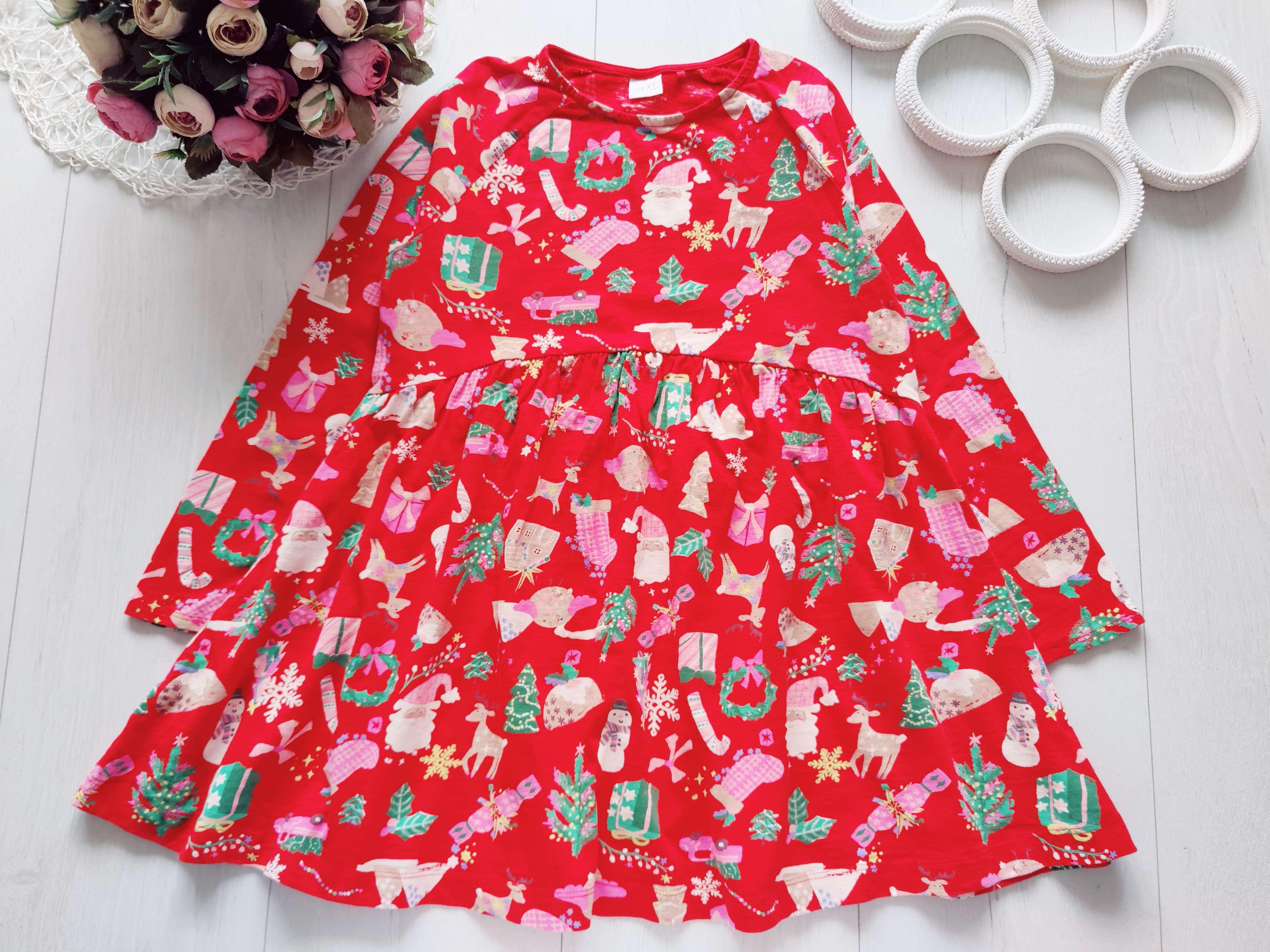 8 років, зріст 128 Новорічна дитяча сукня
